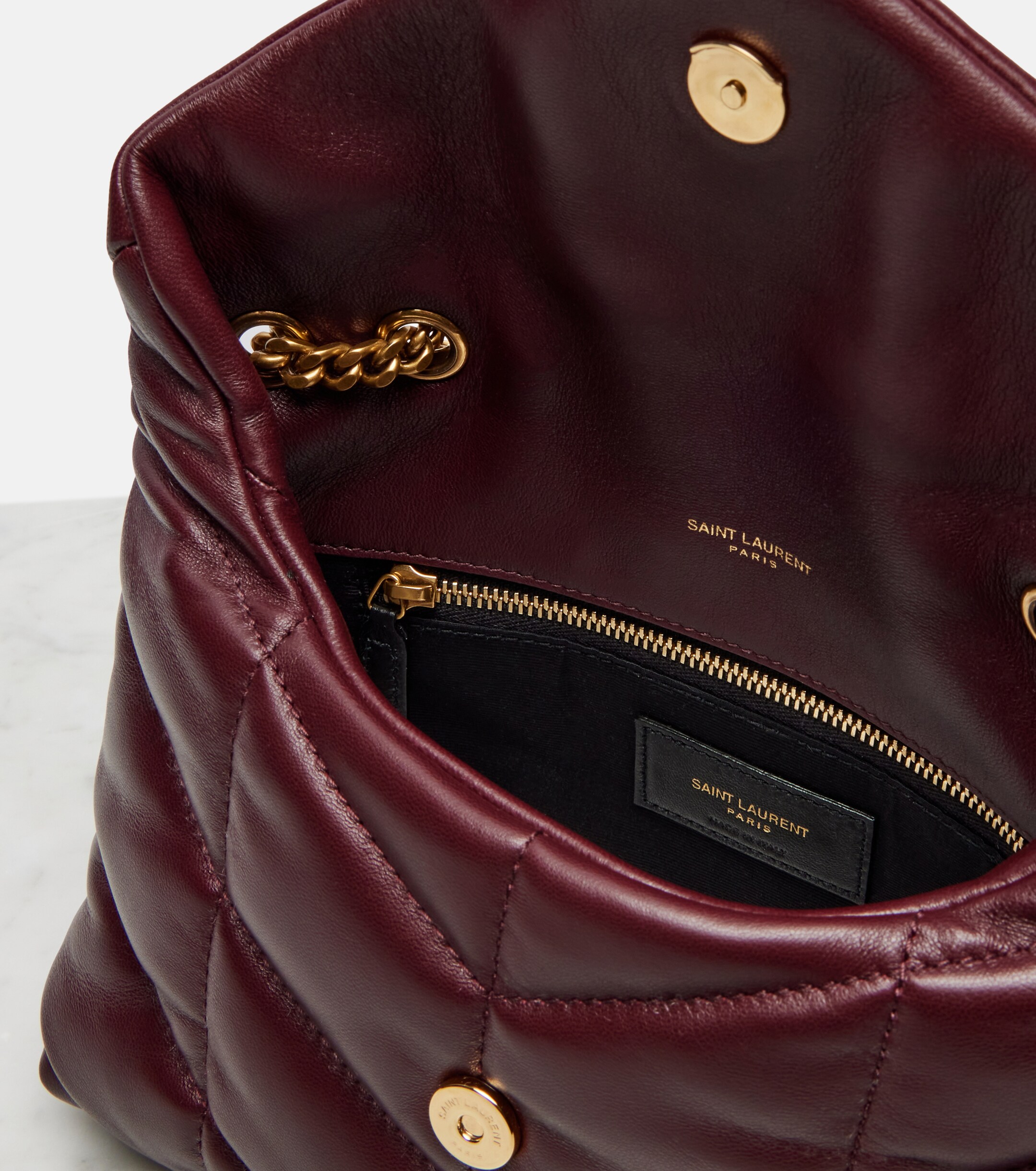 Saint Laurent Toy Puffer leather shoulder bag