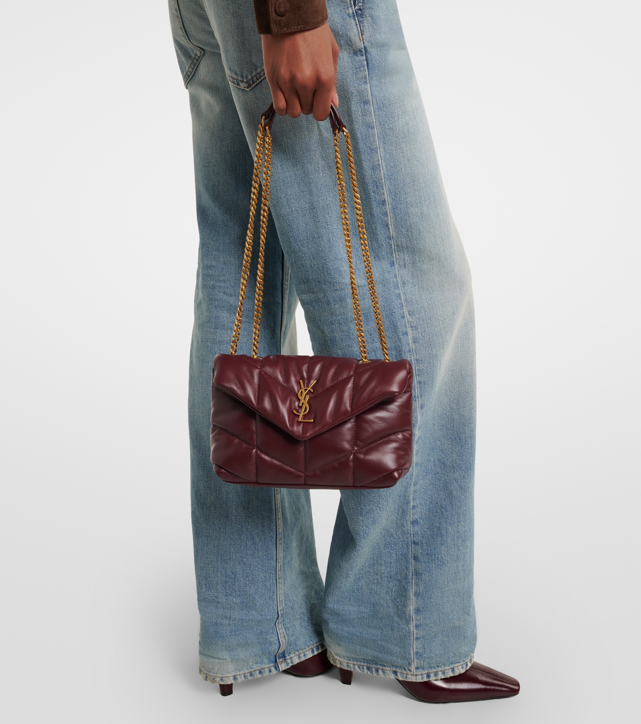 Saint Laurent Toy Puffer leather shoulder bag