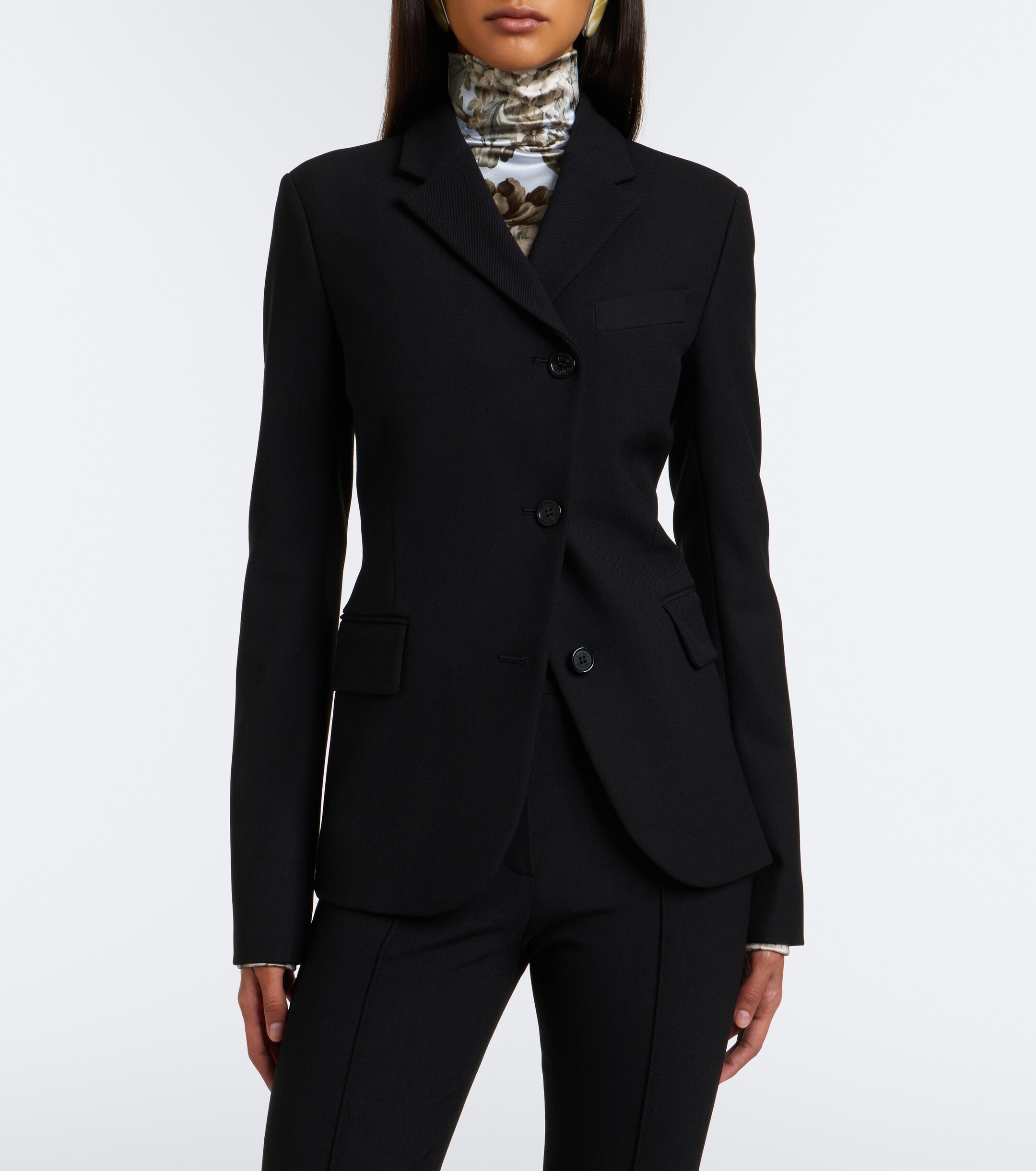 Acne Studios Acne Studios Asymmetric twill blazer