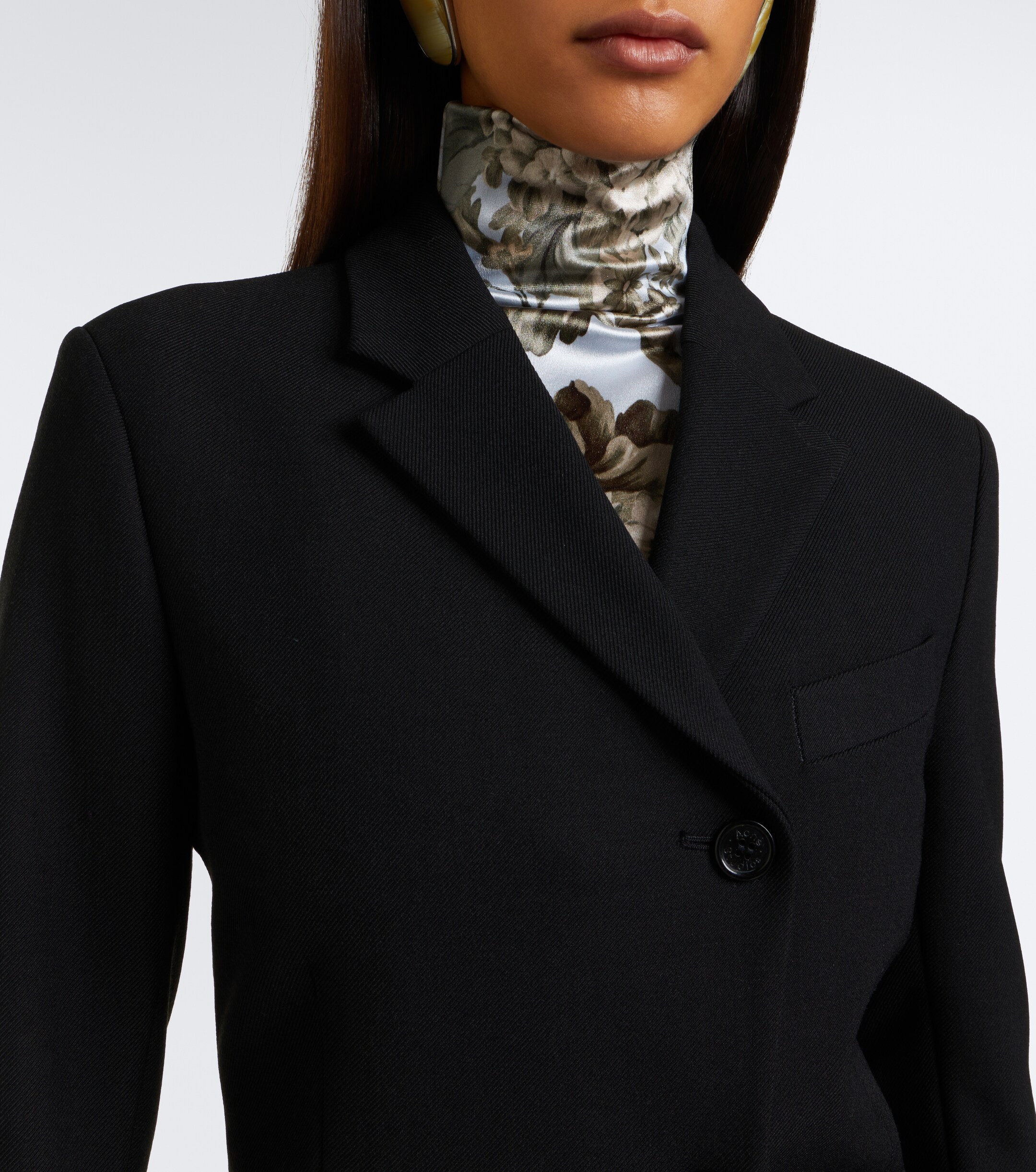 Acne Studios Acne Studios Asymmetric twill blazer