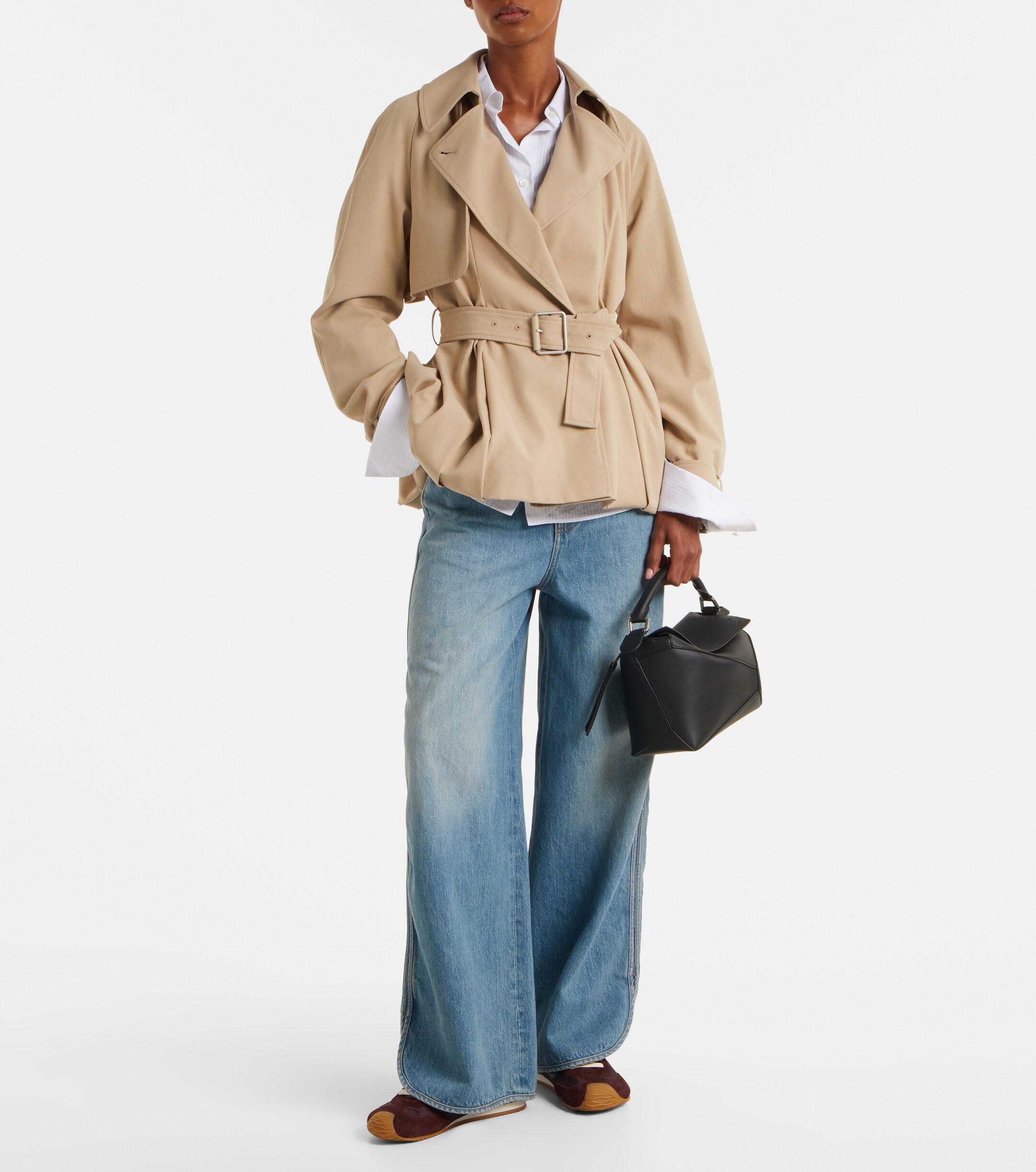 Loewe Puzzle Edge Small leather top-handle bag