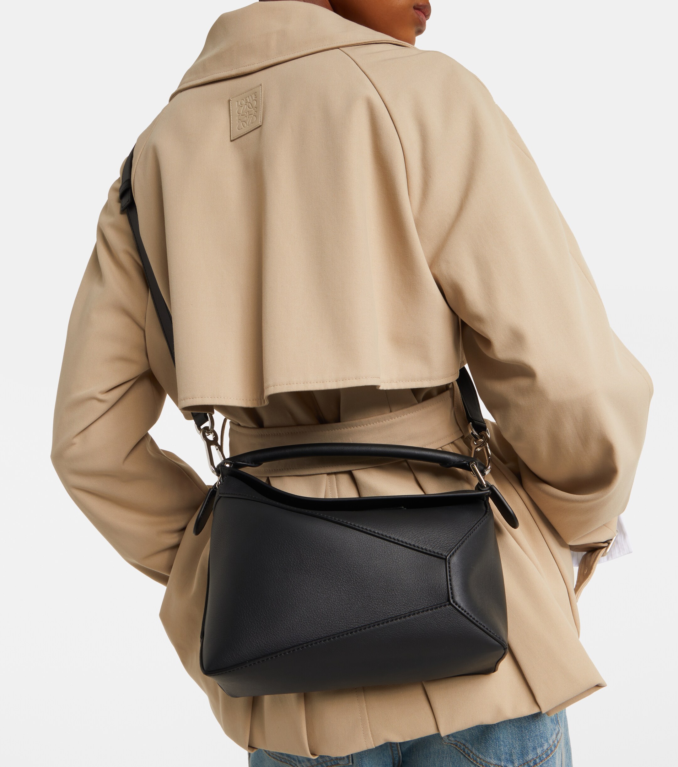 Loewe Puzzle Edge Small leather top-handle bag
