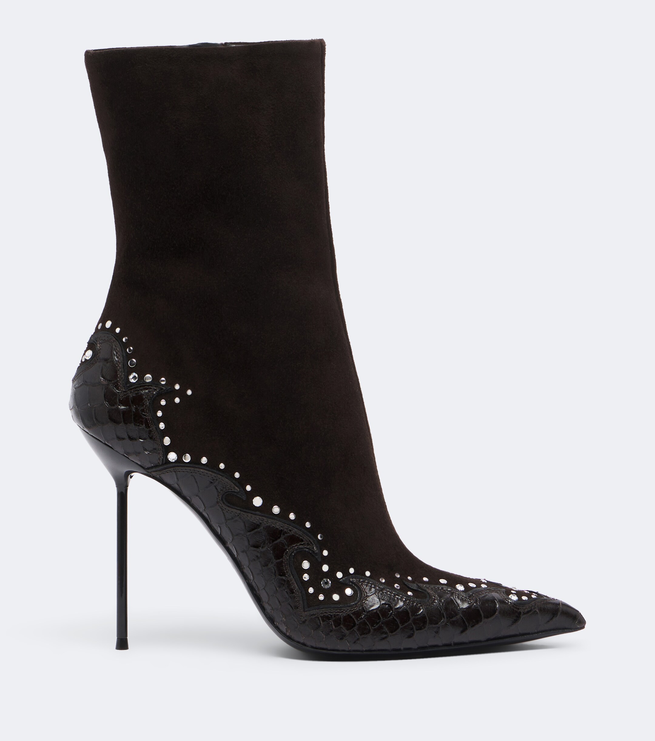 Paris Texas Paris Texas Lidia Queen of Hearts leather ankle boots