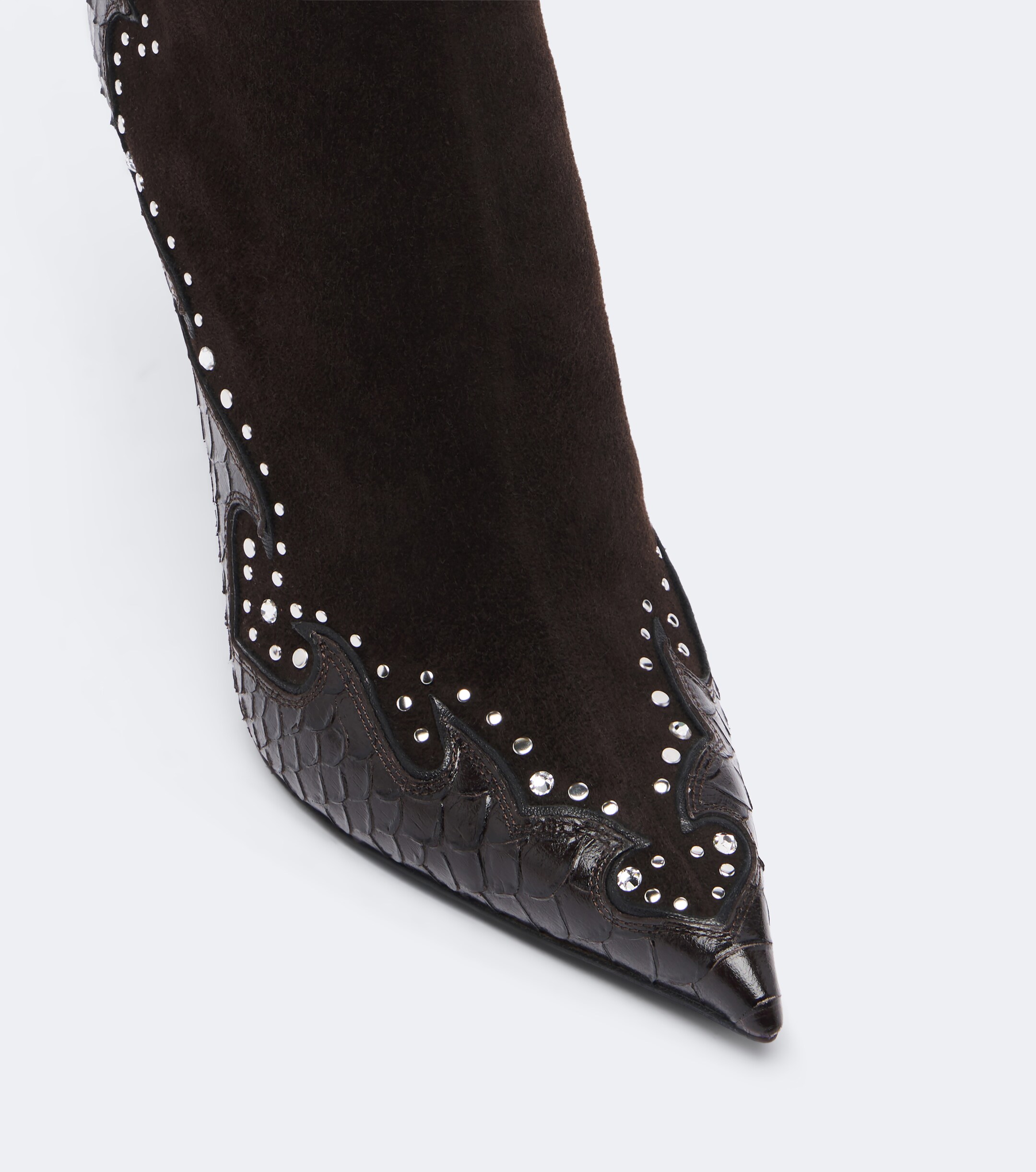 Paris Texas Paris Texas Lidia Queen of Hearts leather ankle boots