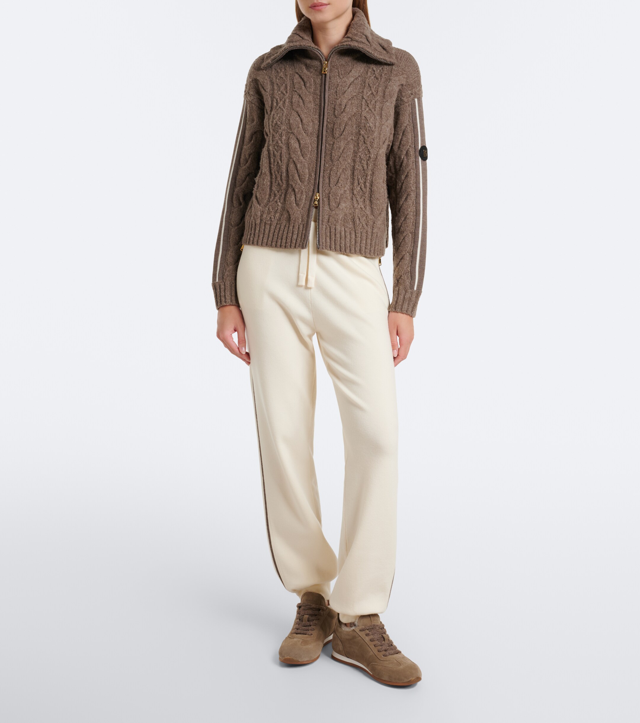 BOGNER Bogner Valencia shearling-lined suede sneakers