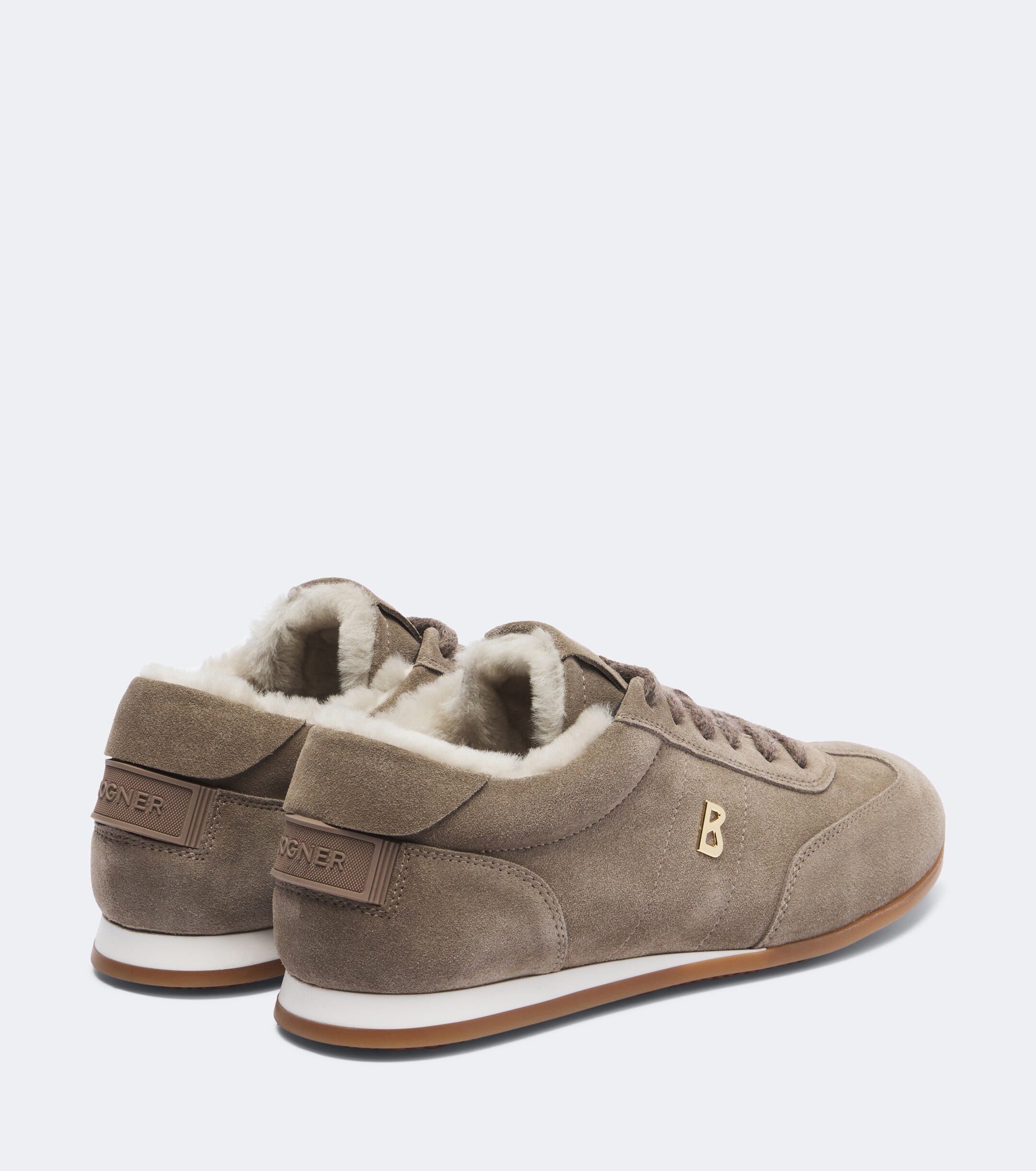BOGNER Bogner Valencia shearling-lined suede sneakers