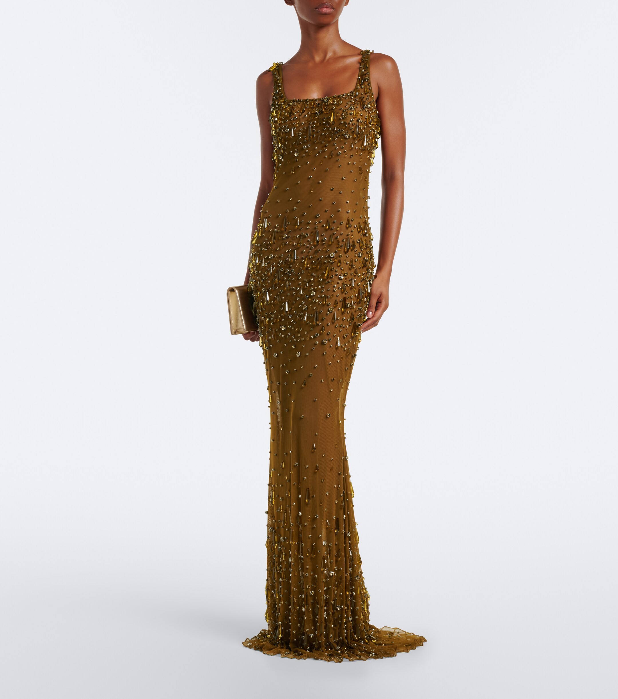 Retrofête Retrofête Zanie crystal-embellished gown