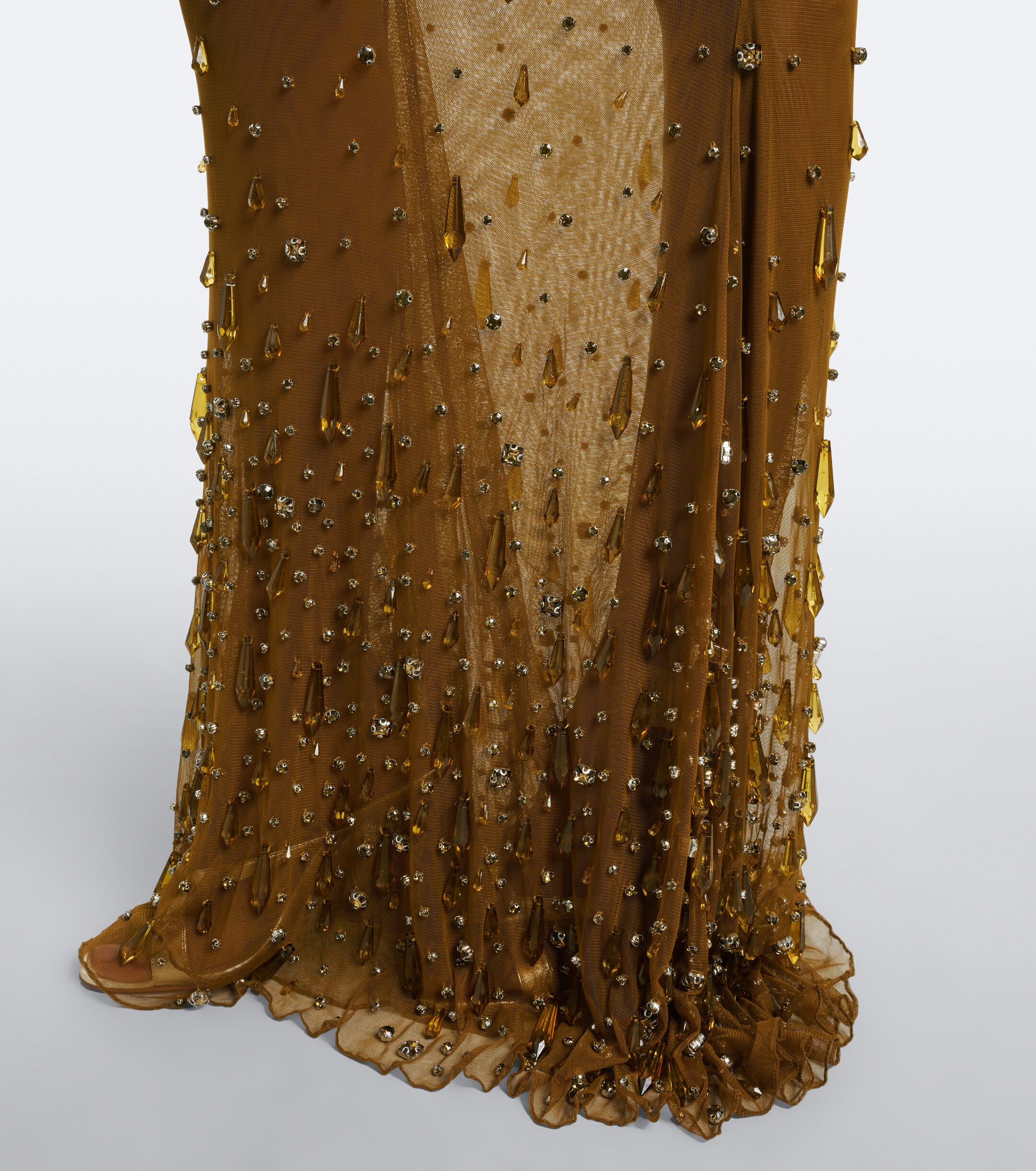 Retrofête Retrofête Zanie crystal-embellished gown