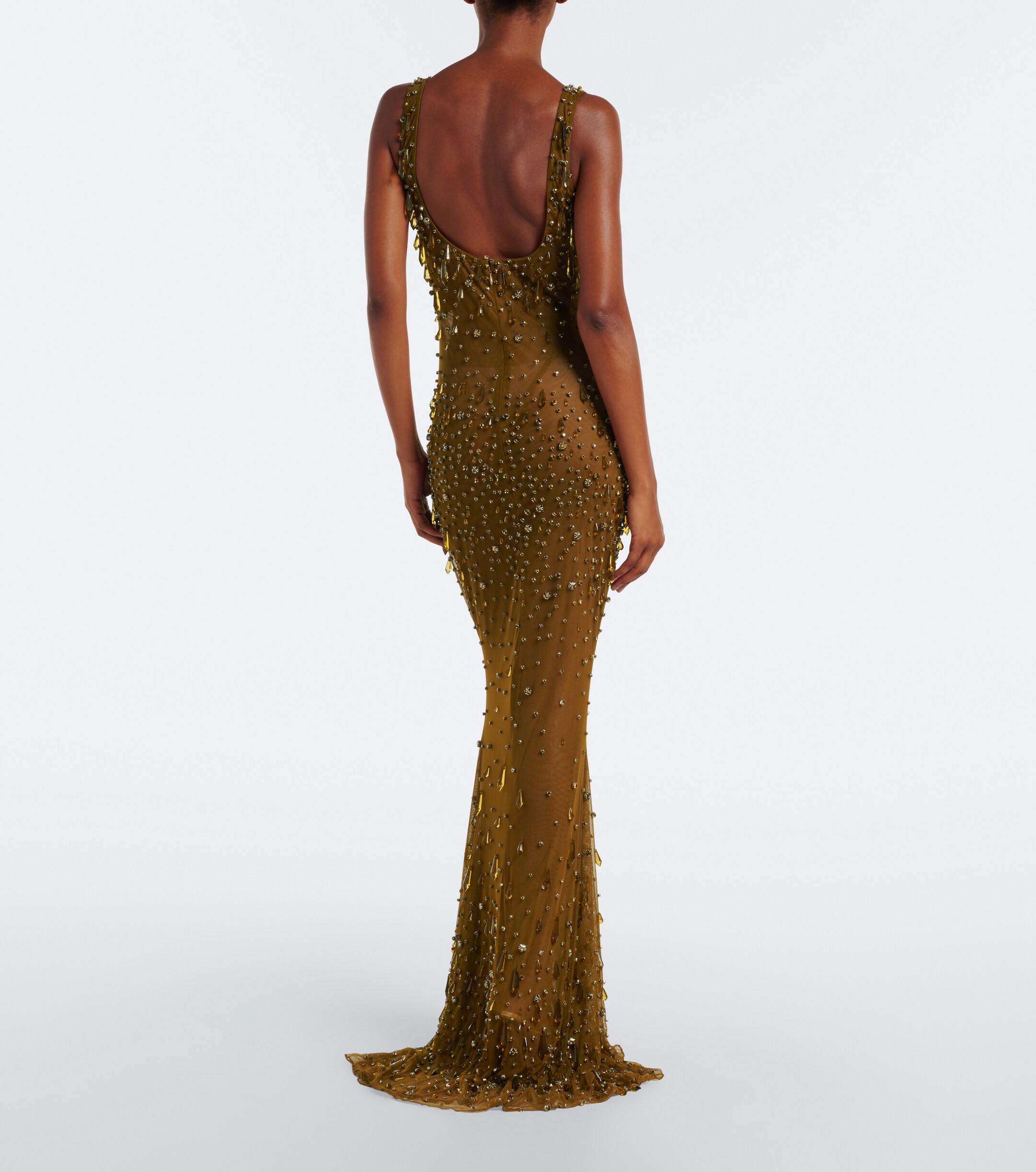 Retrofête Retrofête Zanie crystal-embellished gown