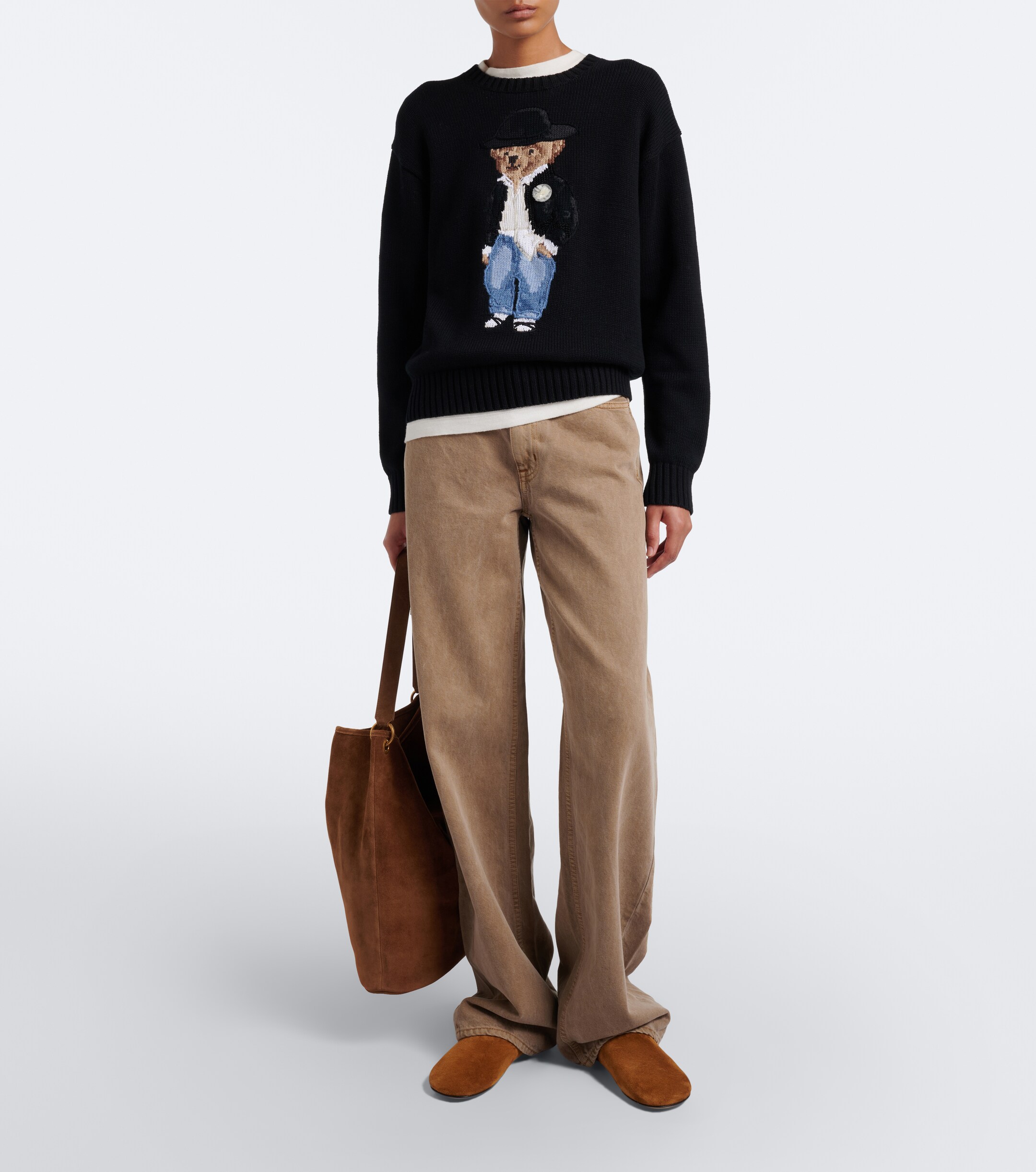 Polo Ralph Lauren Polo Ralph Lauren Polo Bear intarsia cotton sweater