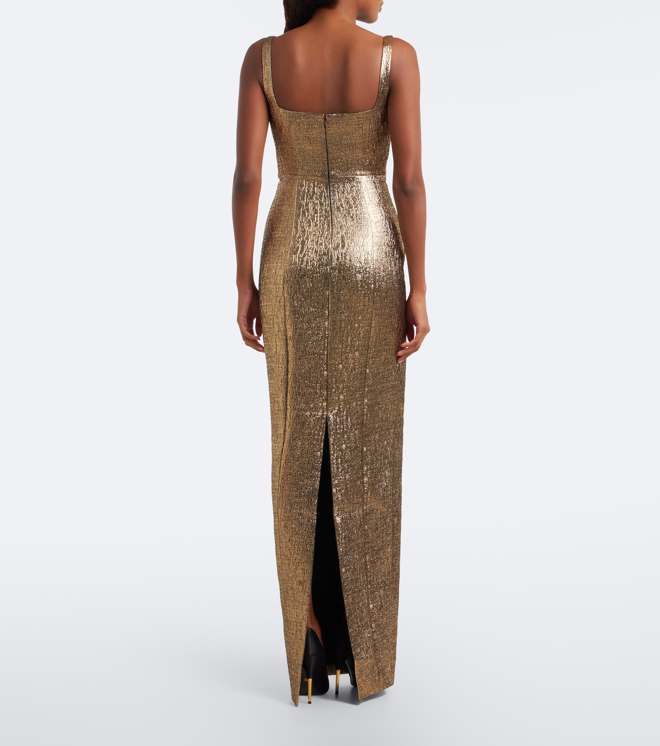 Roland Mouret Roland Mouret Lamé jacquard gown