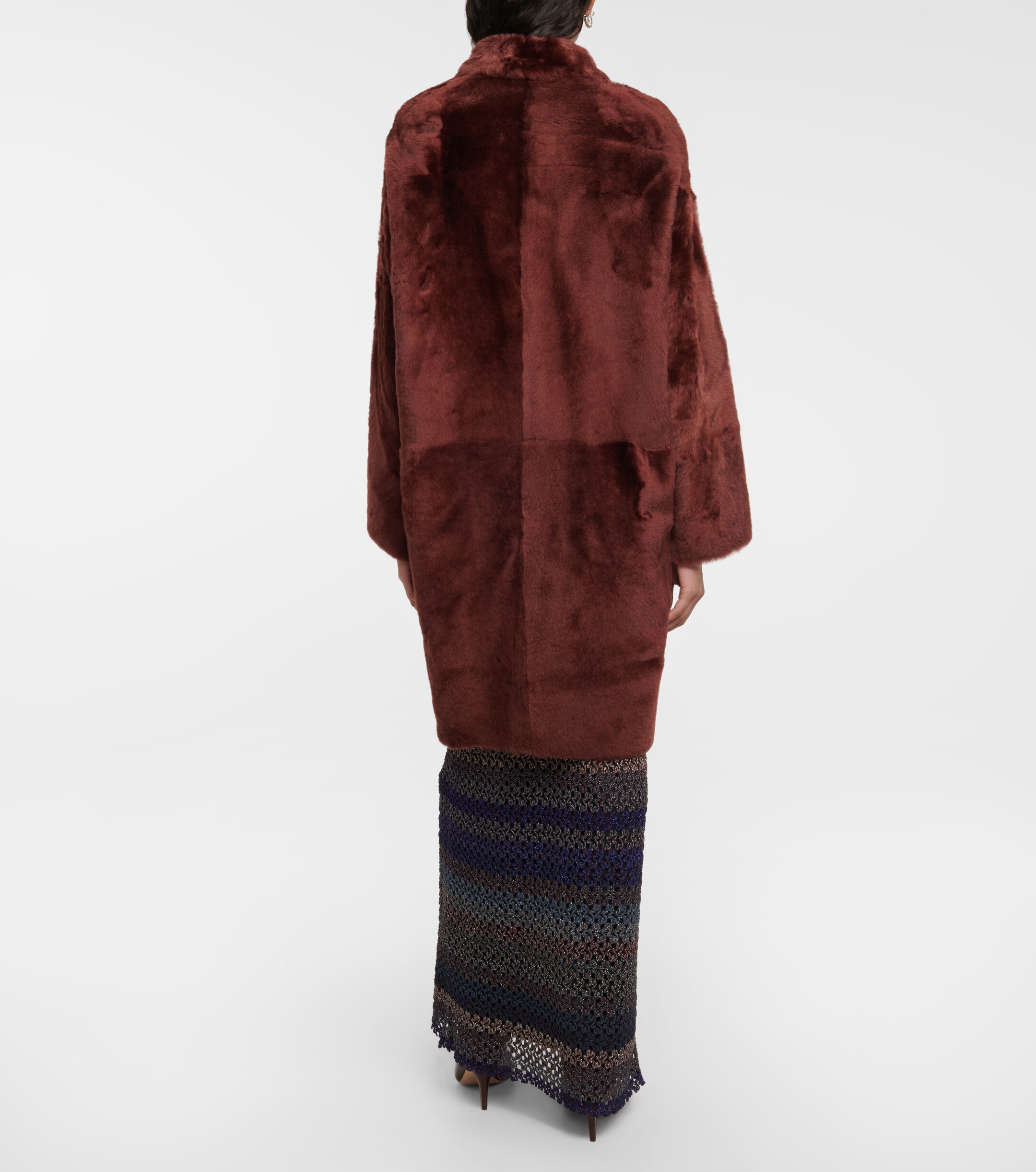 Yves Salomon Reversible shearling coat thumbnail