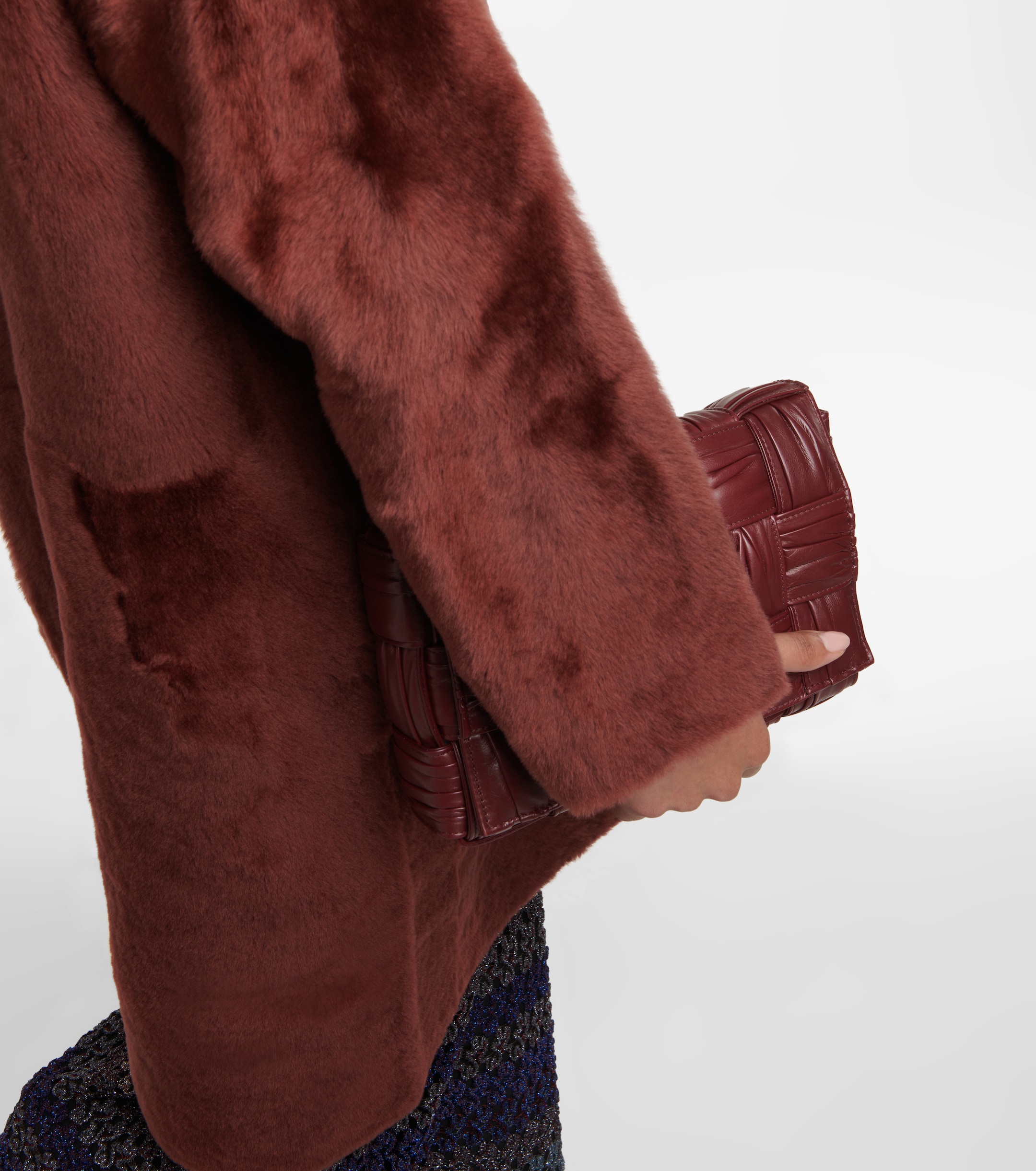 Yves Salomon Reversible shearling coat thumbnail