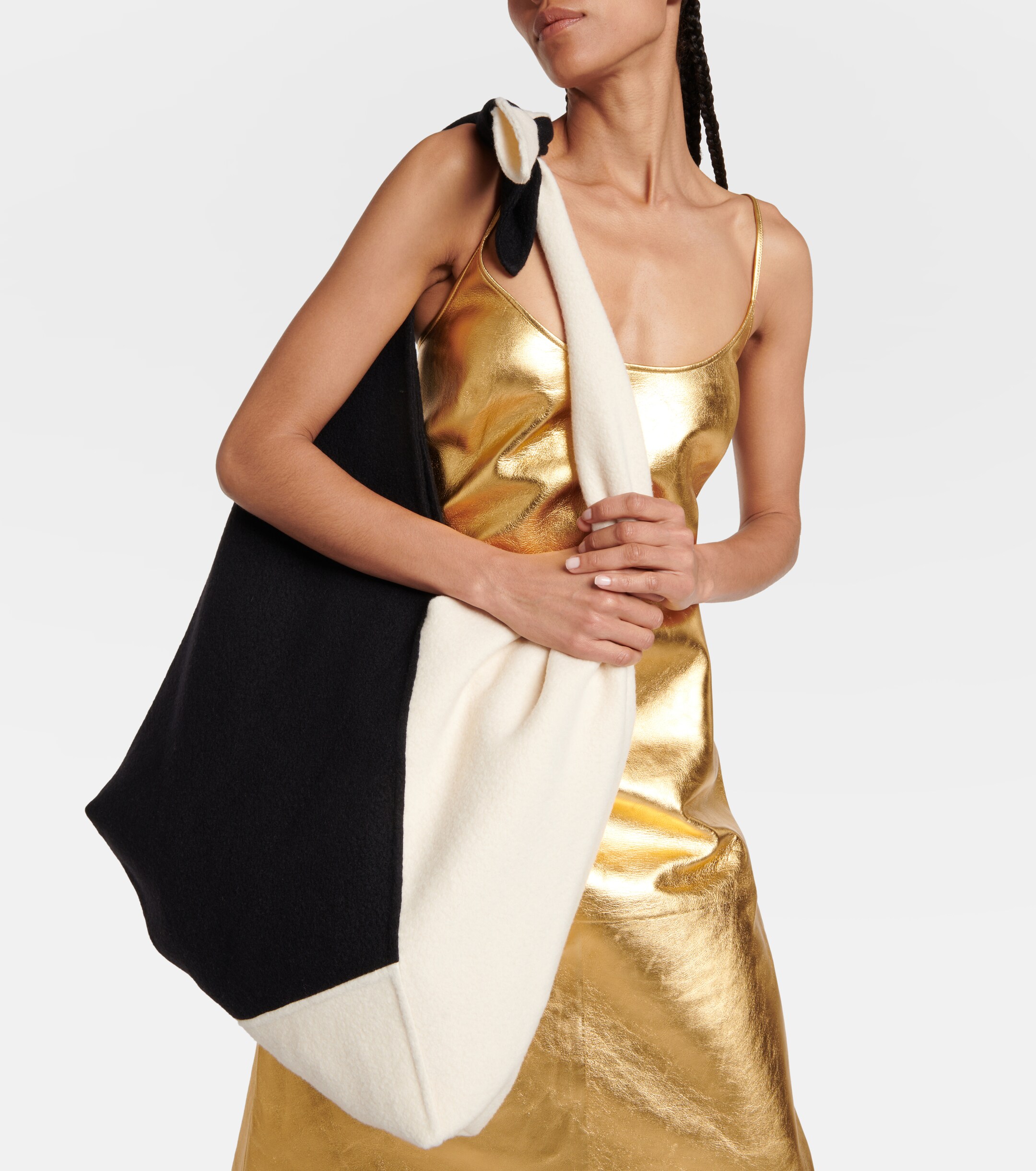 Gabriela Hearst Hildegard cashmere tote bag