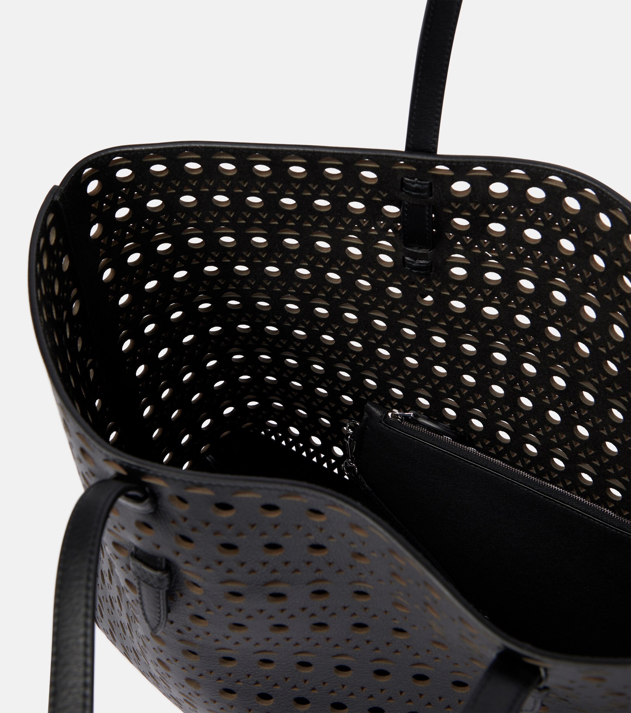 Alaïa Le Mina 44 Vienne leather tote bag