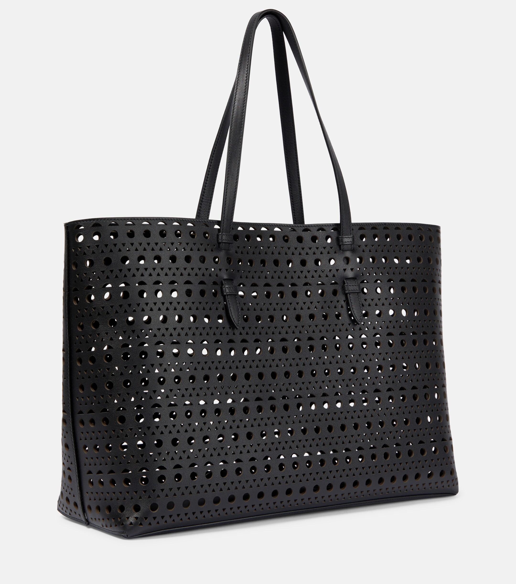 Alaïa Le Mina 44 Vienne leather tote bag