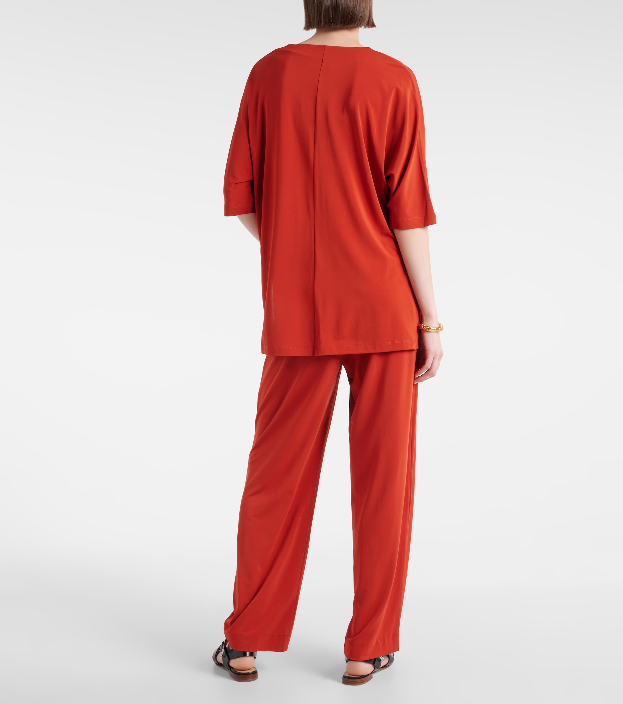 Max Mara Linfa jersey crêpe blouse