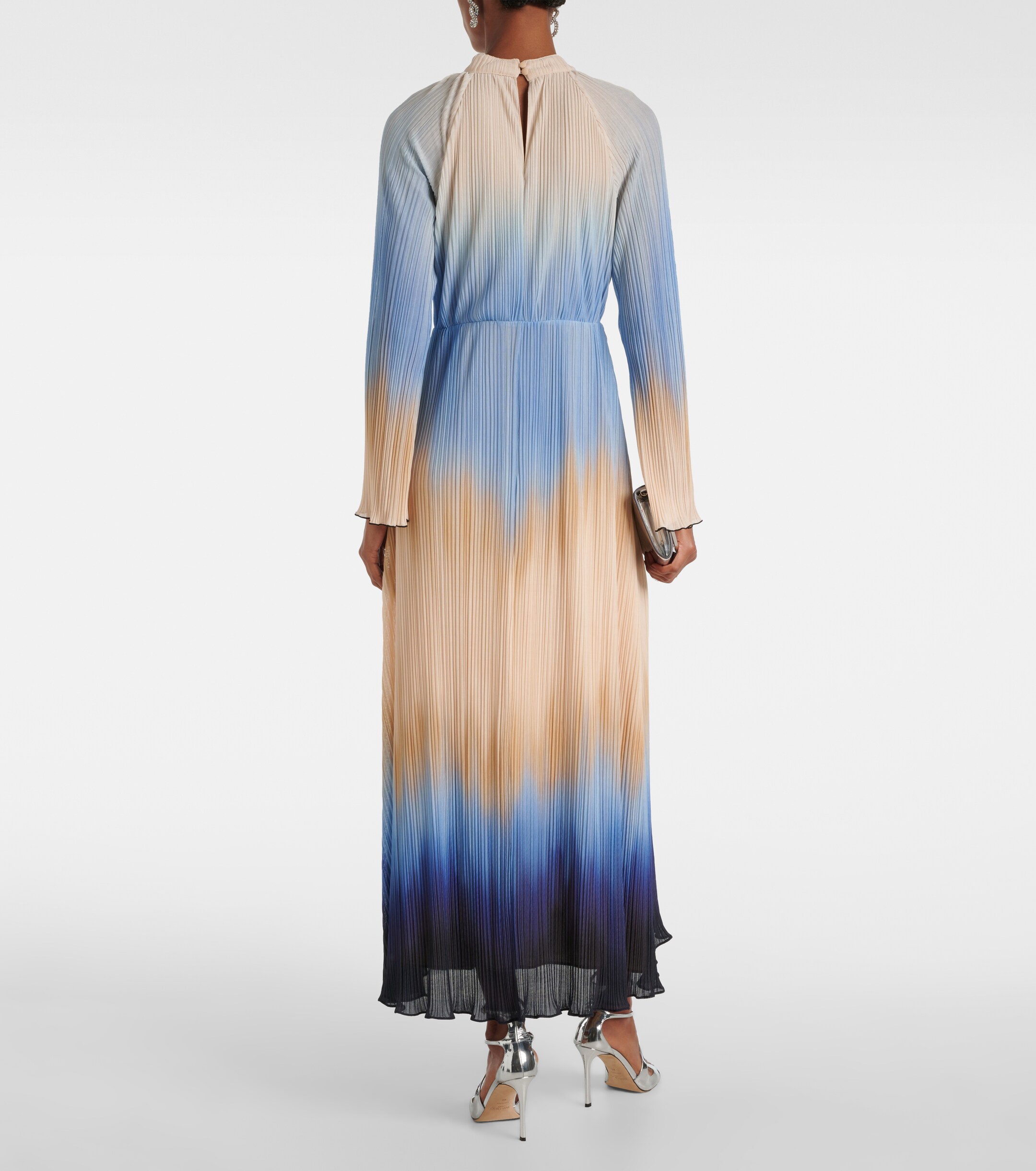 SIMKHAI Calina pleated midi dress