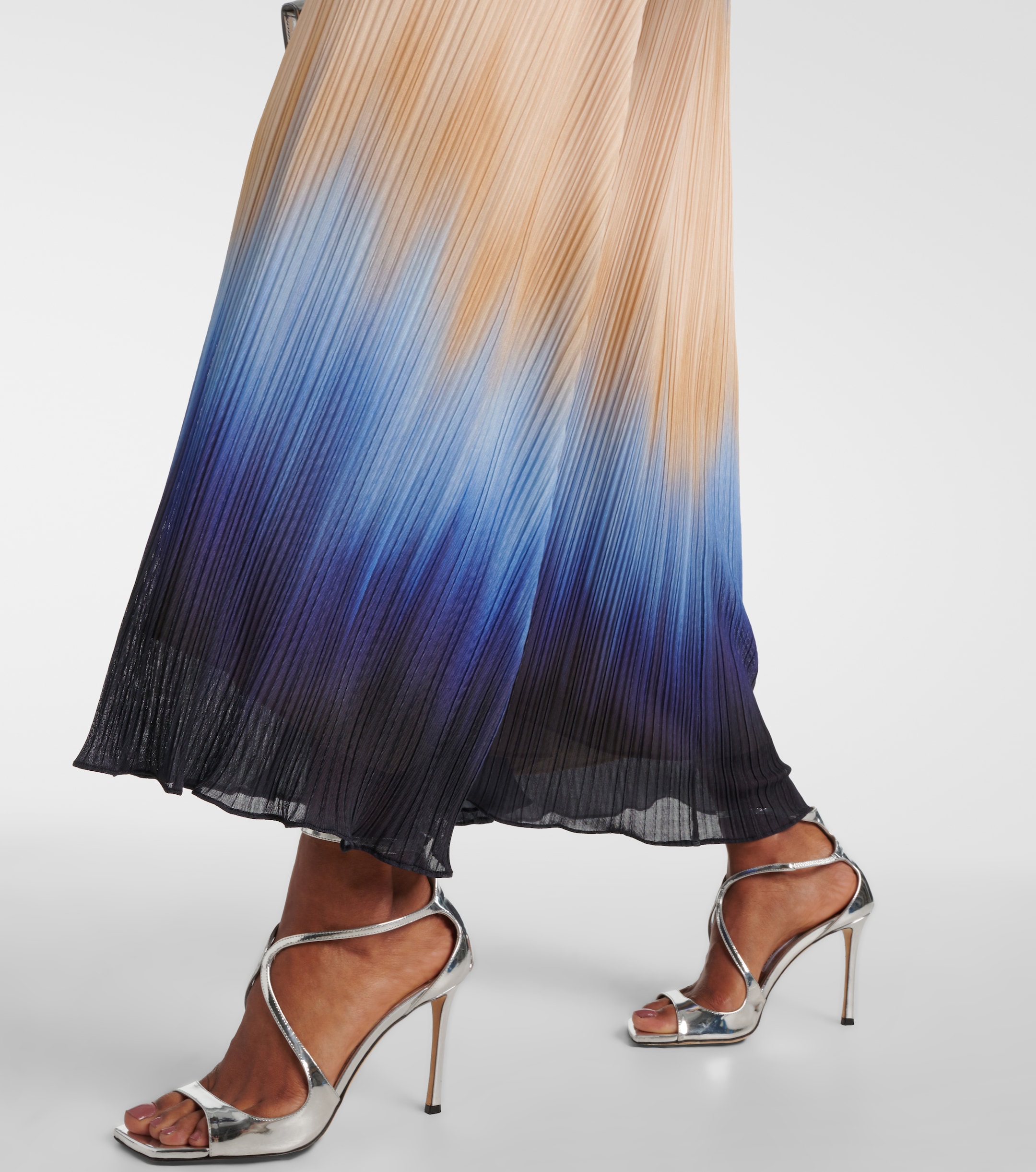 SIMKHAI Calina pleated midi dress