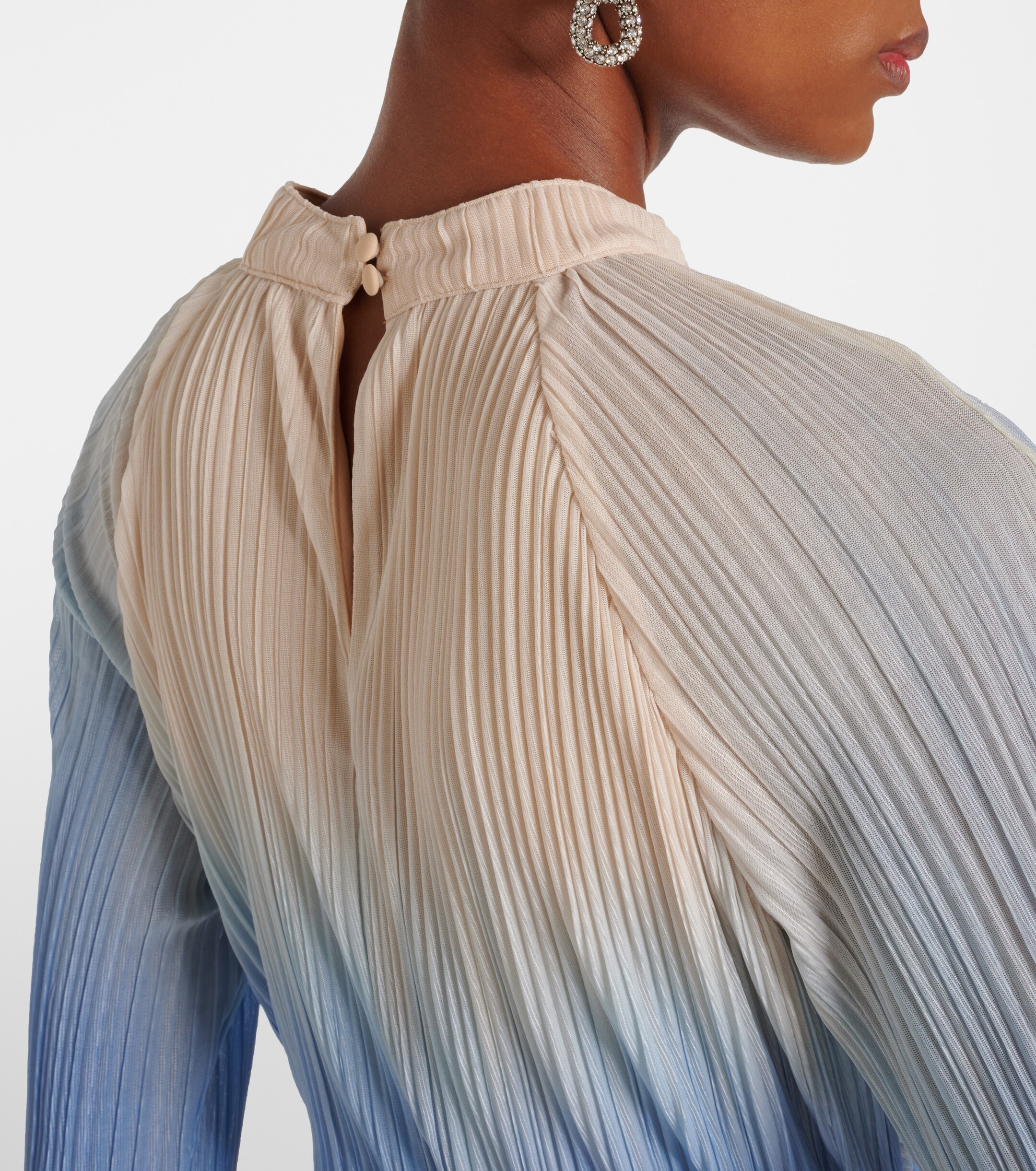 SIMKHAI Calina pleated midi dress