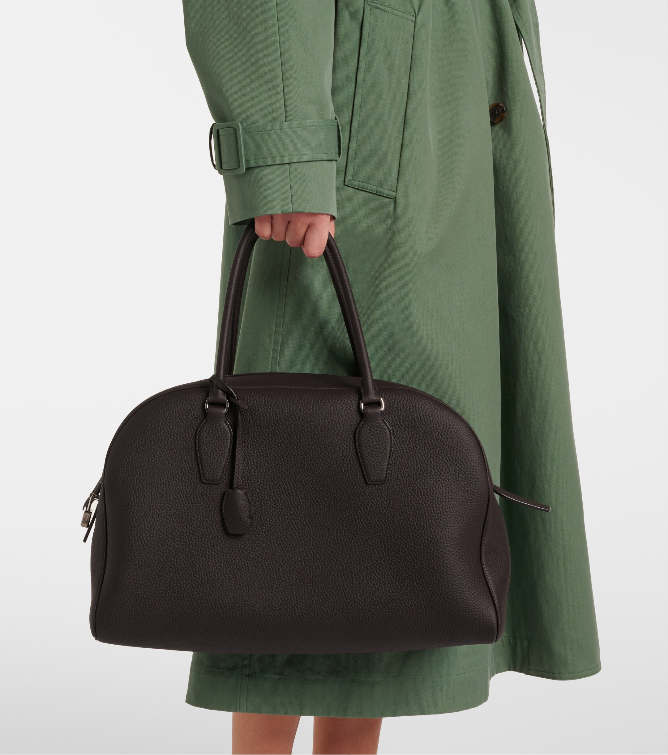 The Row India 15.75 leather tote bag
