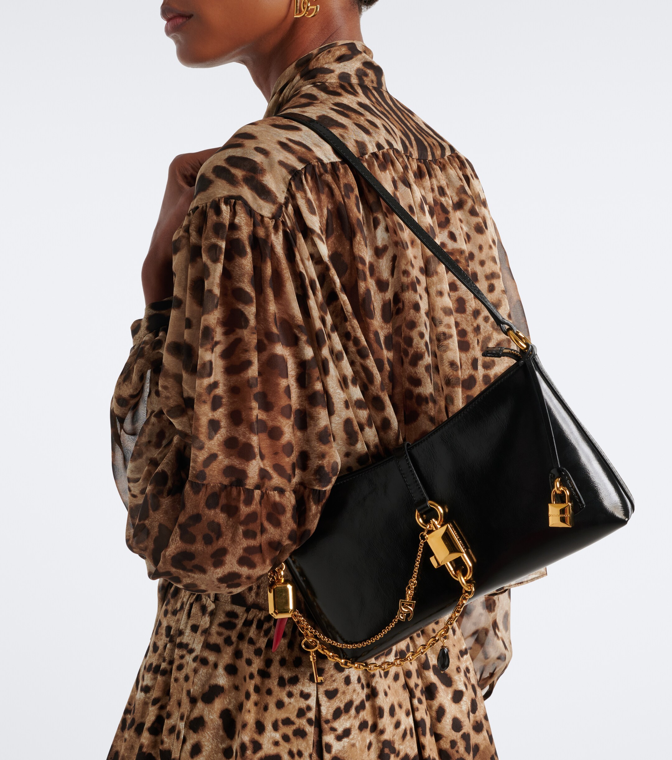 Dolce&Gabbana Velata Small leather shoulder bag