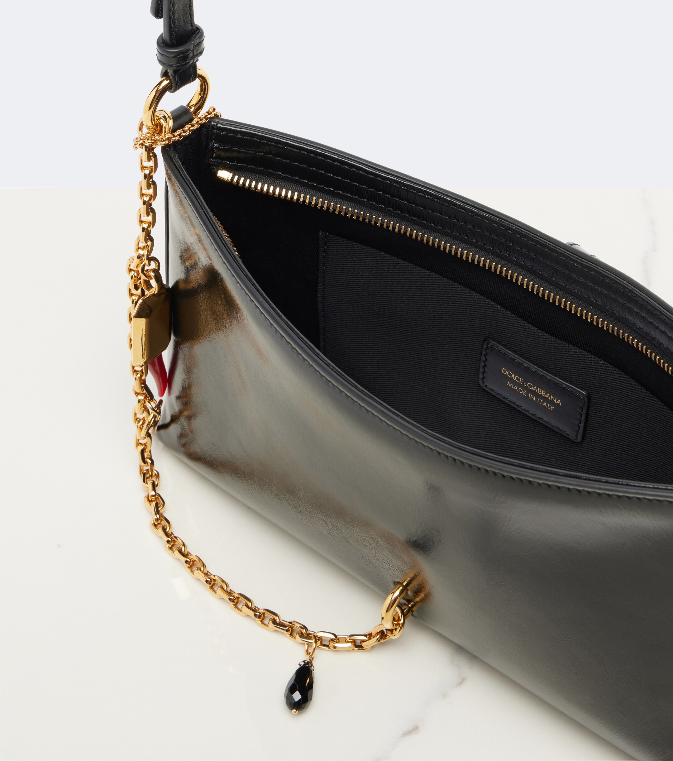 Dolce&Gabbana Velata Small leather shoulder bag