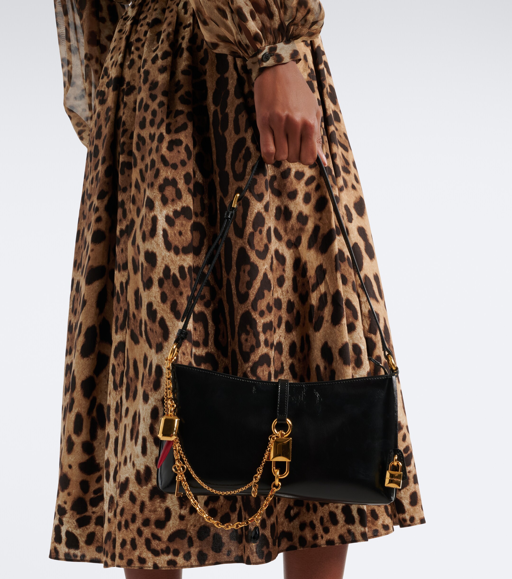 Dolce&Gabbana Velata Small leather shoulder bag