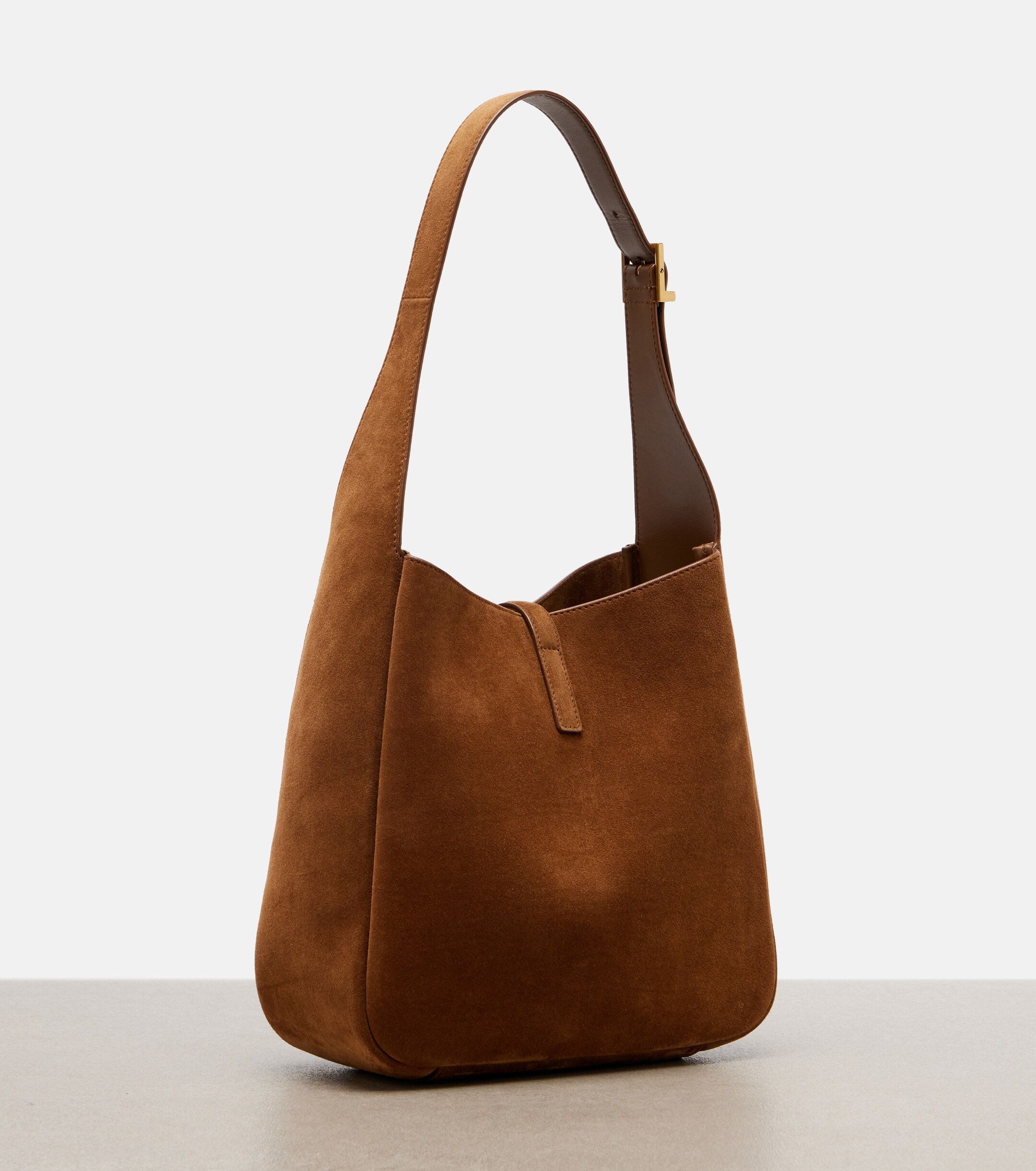 Saint Laurent Le 5 à 7 Small suede shoulder bag
