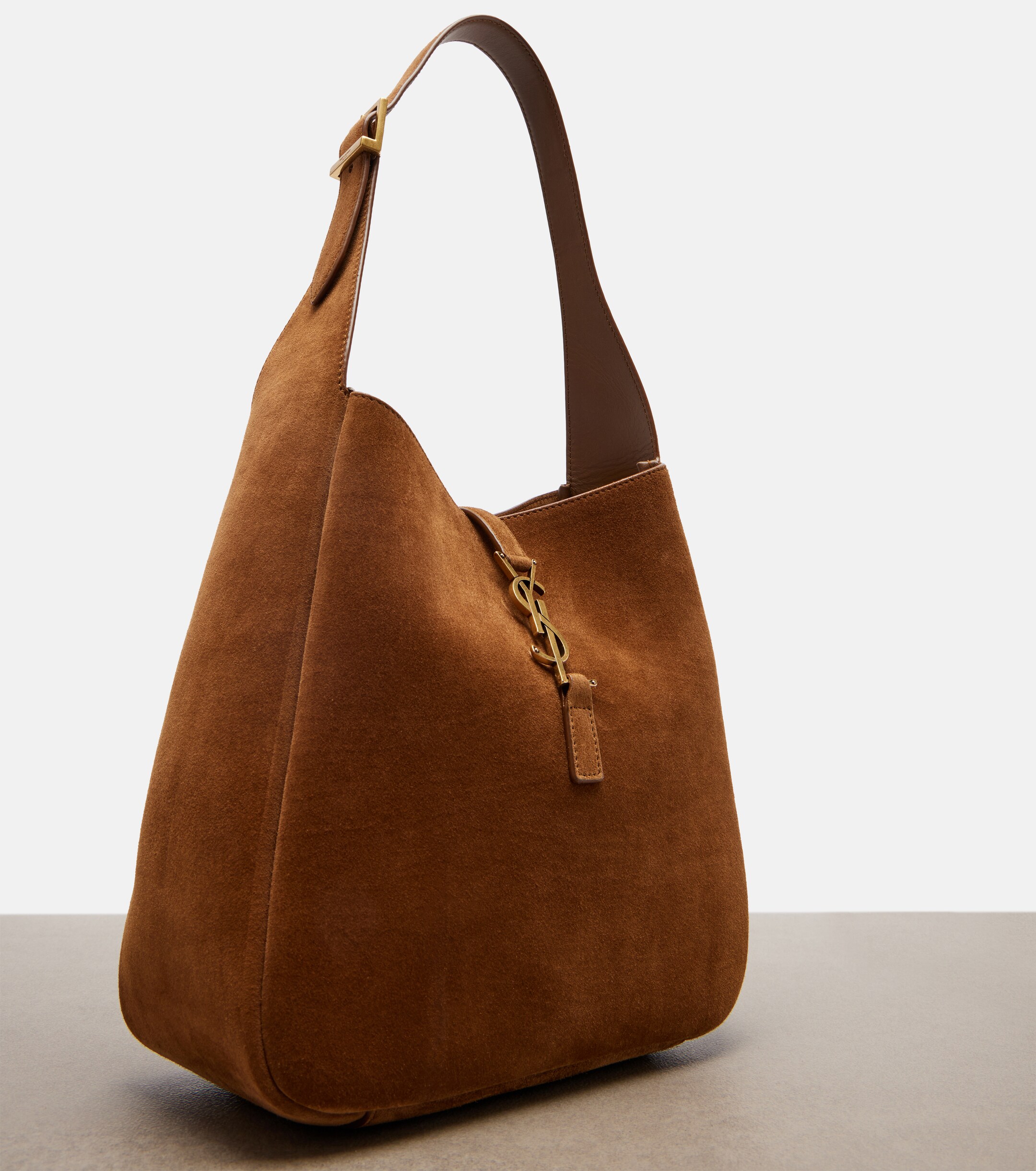 Saint Laurent Le 5 à 7 Small suede shoulder bag