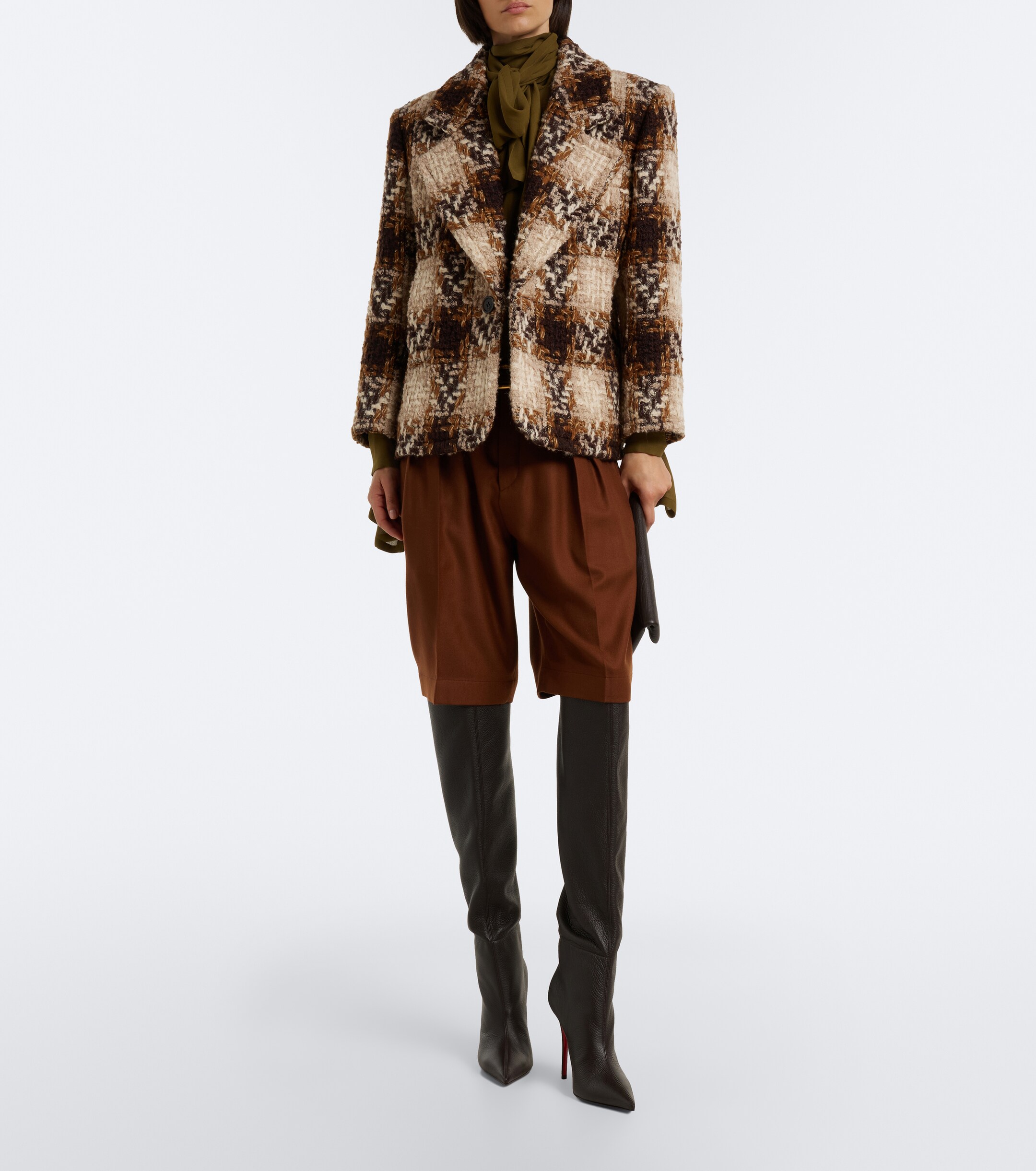 CHRISTIAN LOUBOUTIN Christian Louboutin Zependris leather knee-high boots