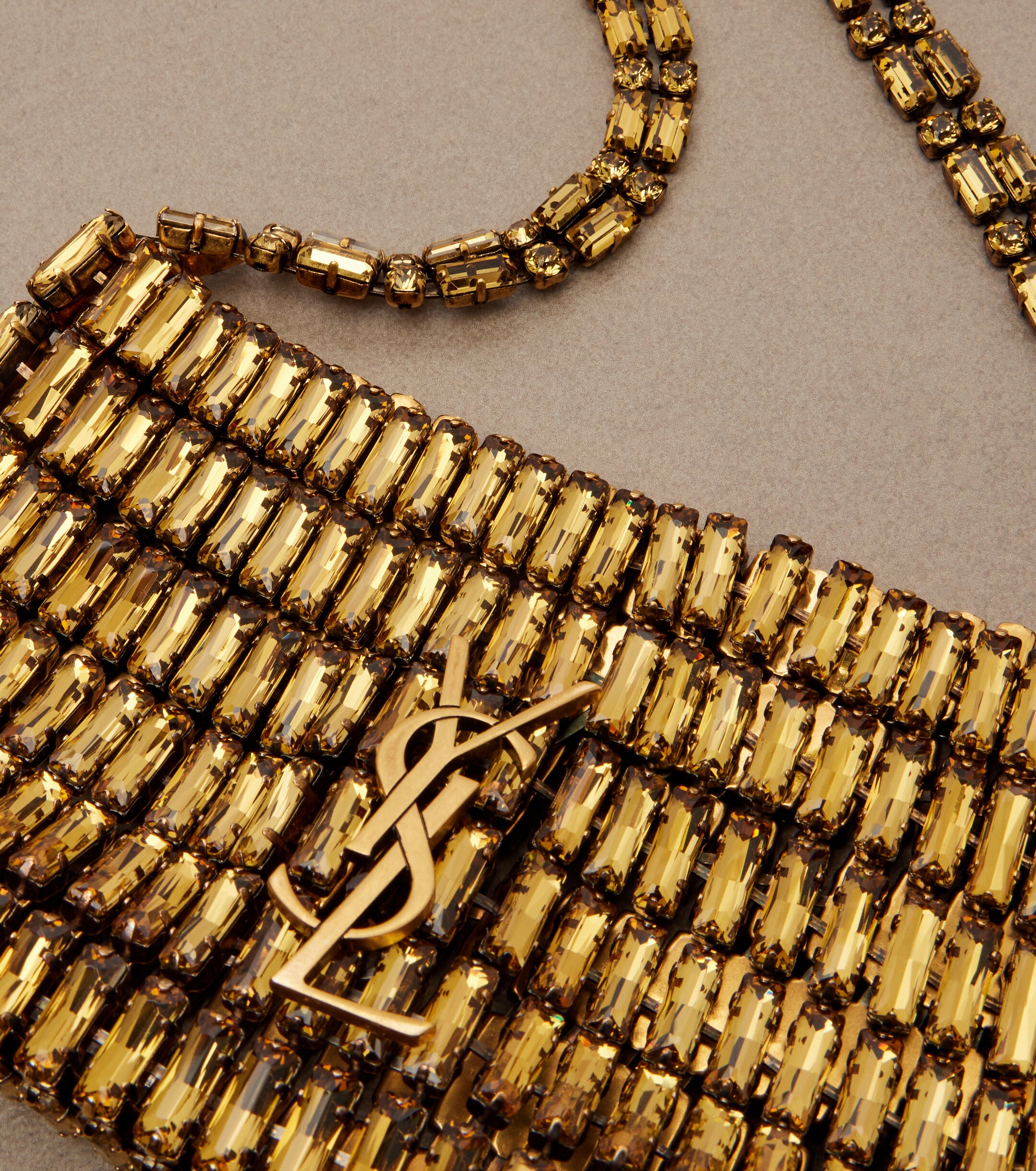 Saint Laurent Evening embellished shoulder bag