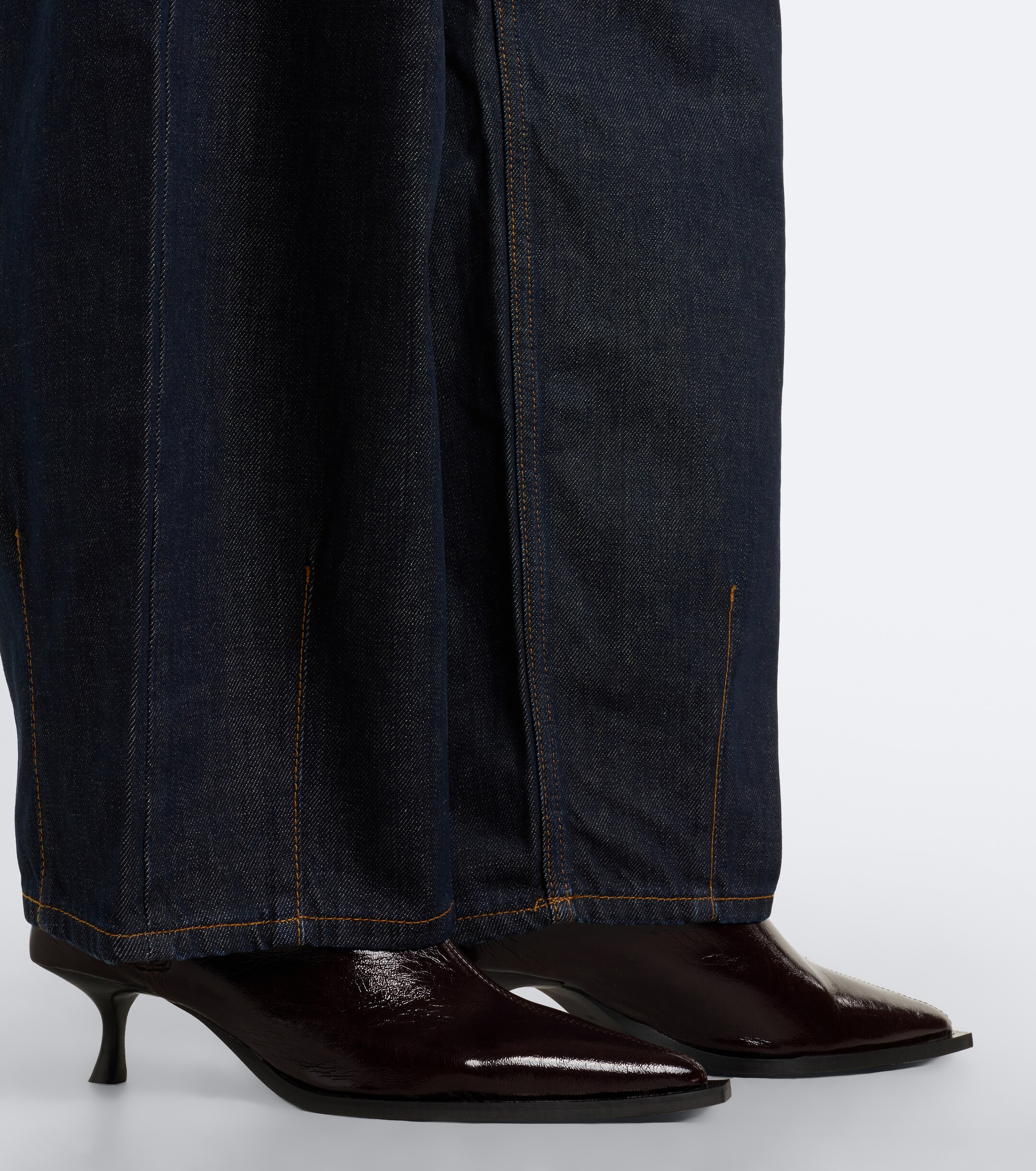 GANNI Ganni Ana textured ankle boots