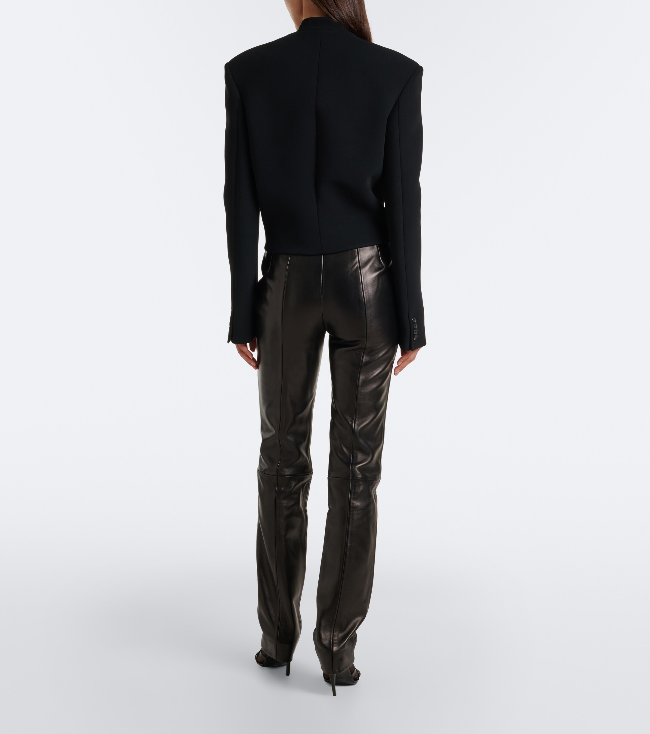 KHAITE Khaite Ryden leather slim pants