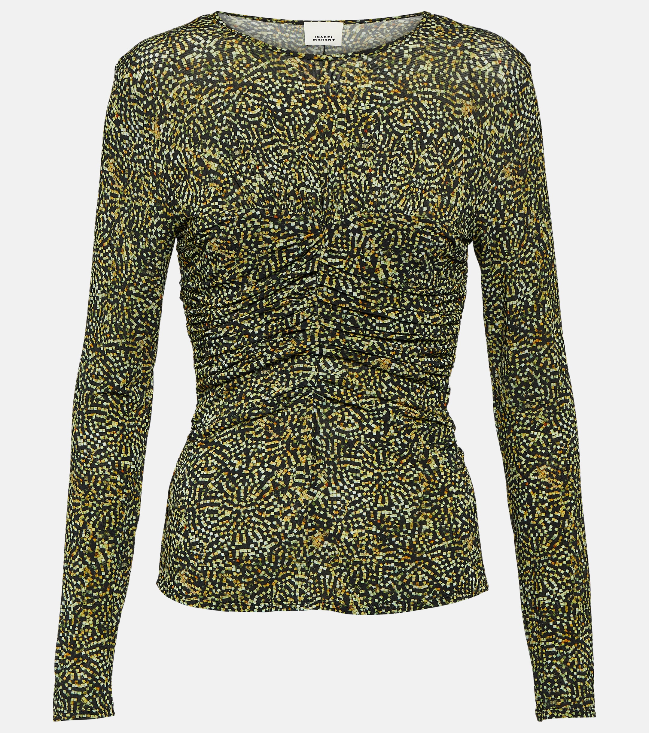 Isabel Marant Jalilagb draped jersey top