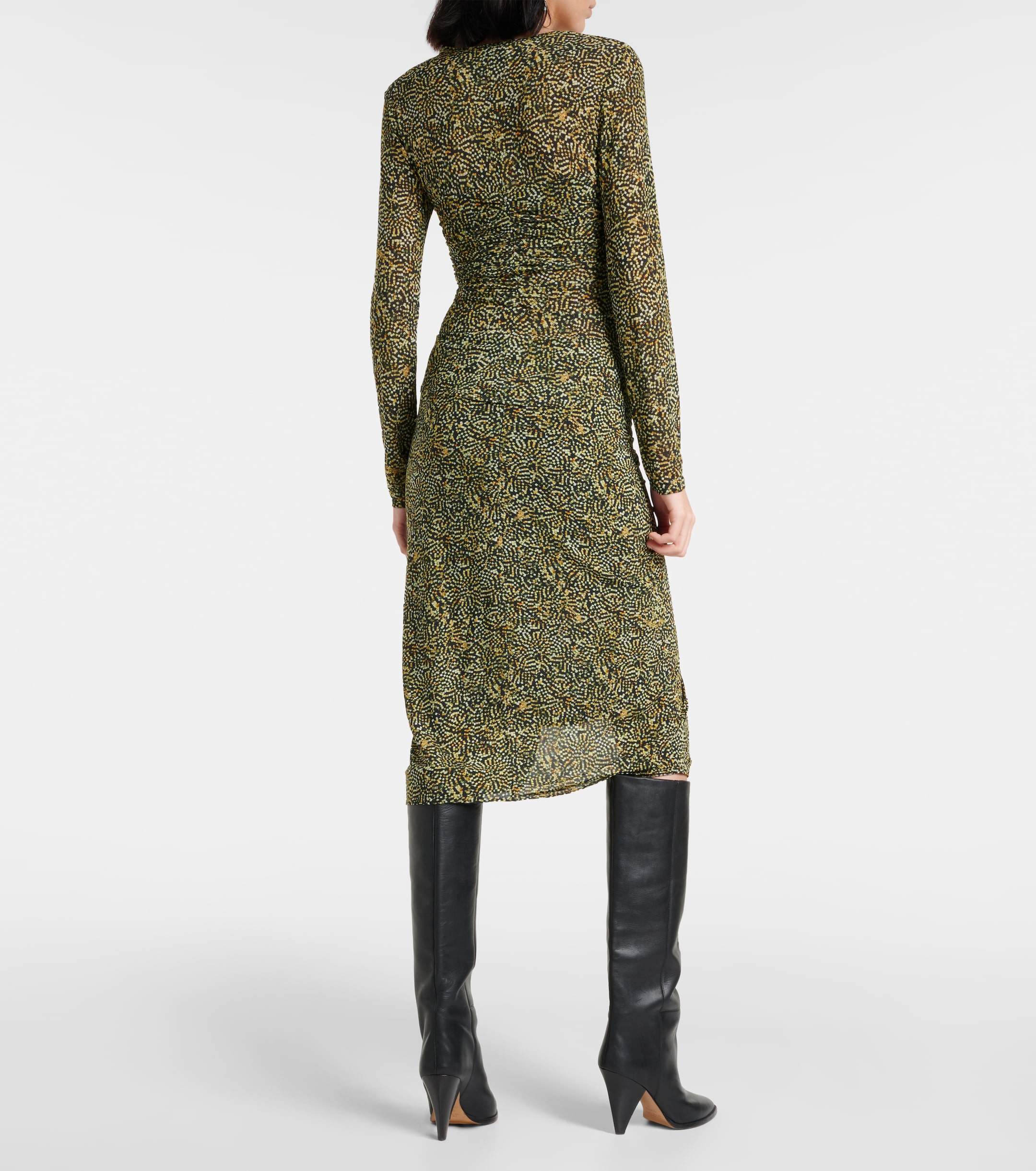 Isabel Marant Jalilagb draped jersey top
