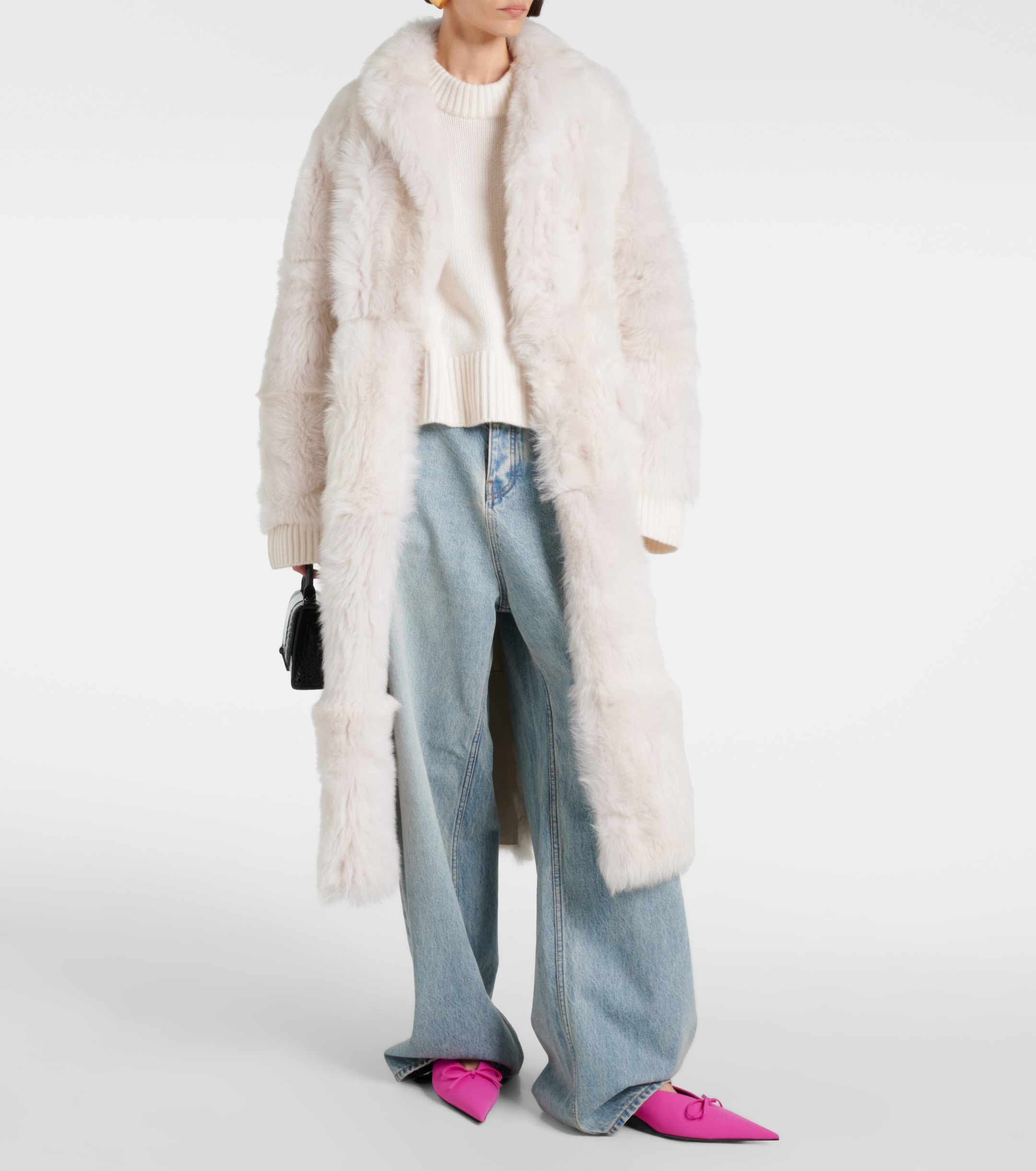 Blancha - Shearling coat | Plush