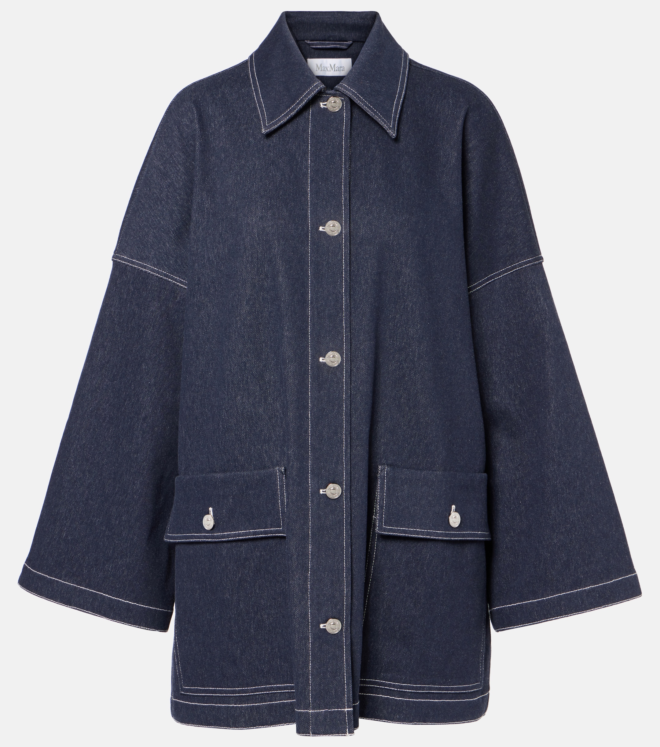 Max Mara Yen denim overshirt thumbnail