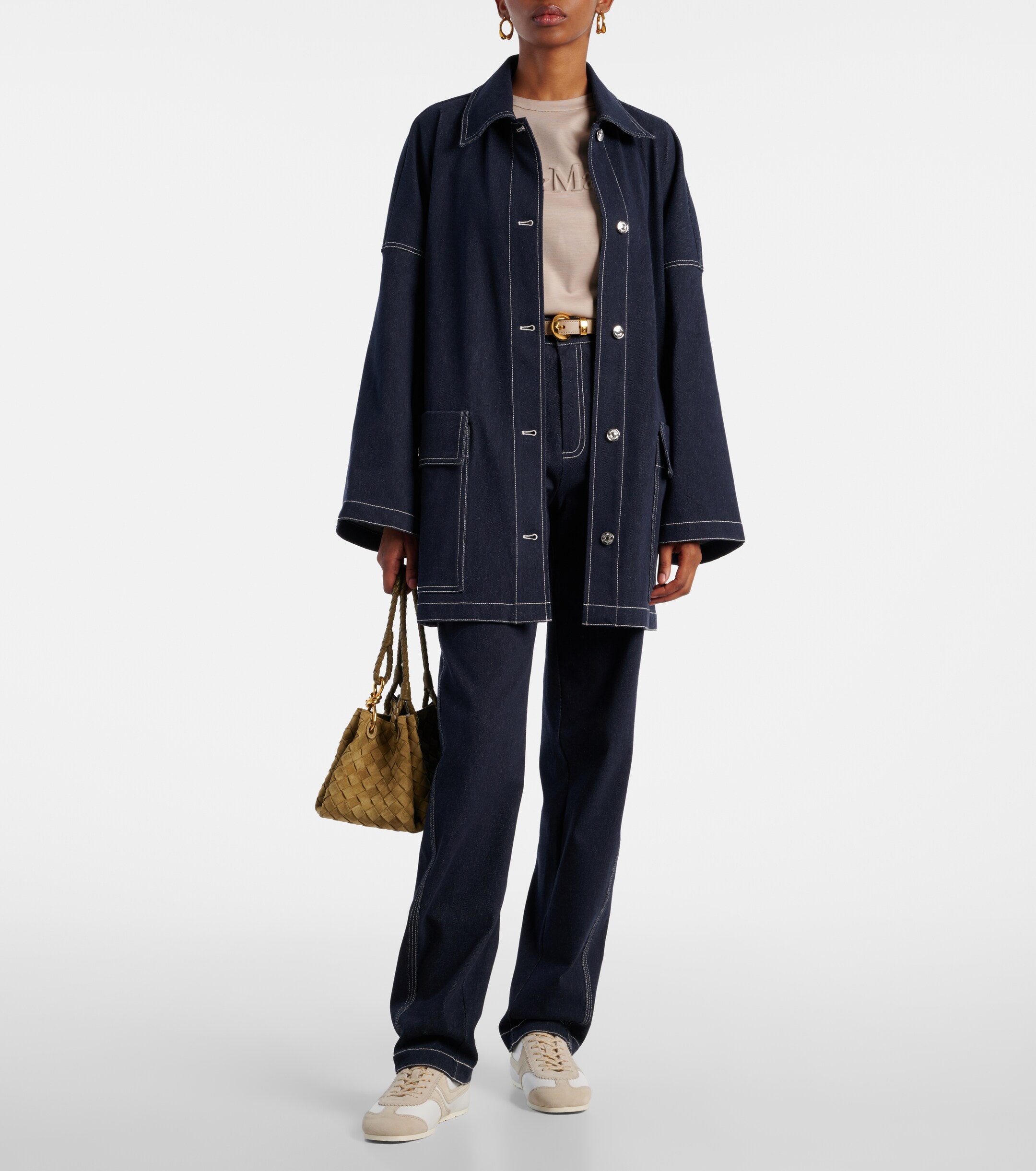 Max Mara - Yen denim overshirt | Plush