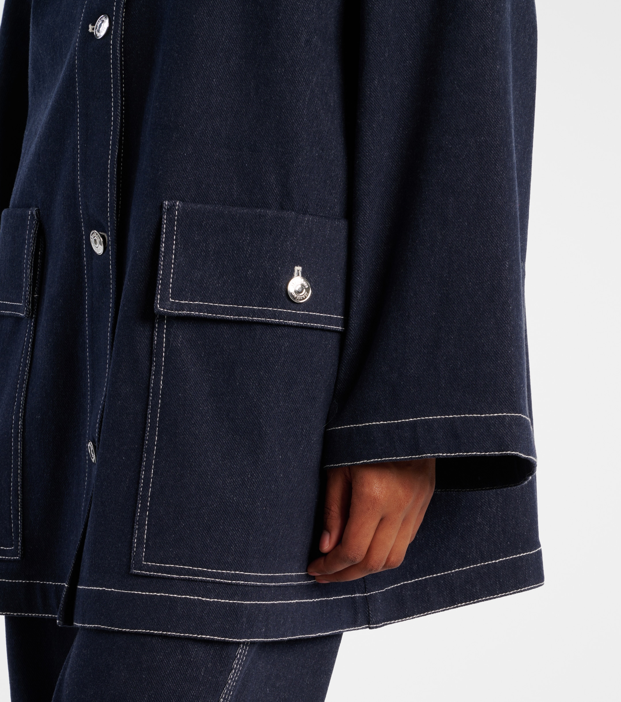 Max Mara Yen denim overshirt thumbnail