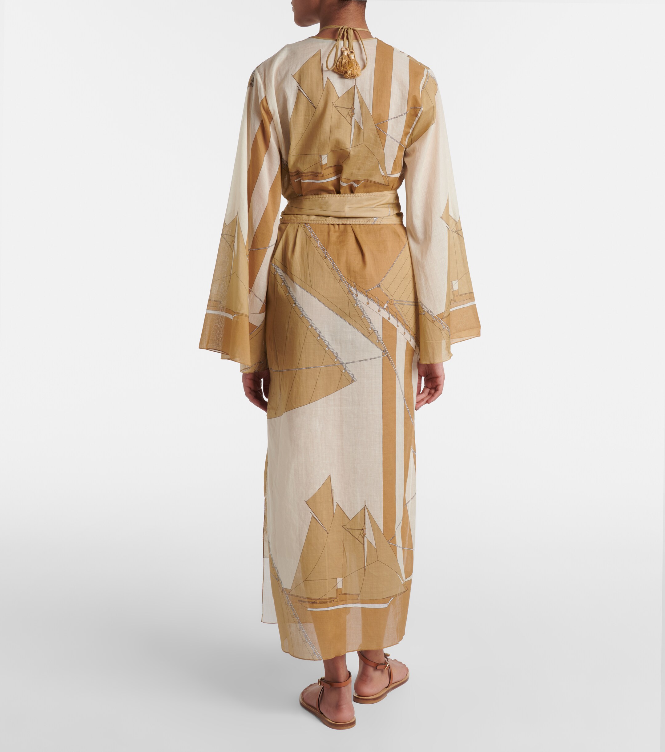 Johanna Ortiz Johanna Ortiz Aqua Cruiser cotton voile kaftan