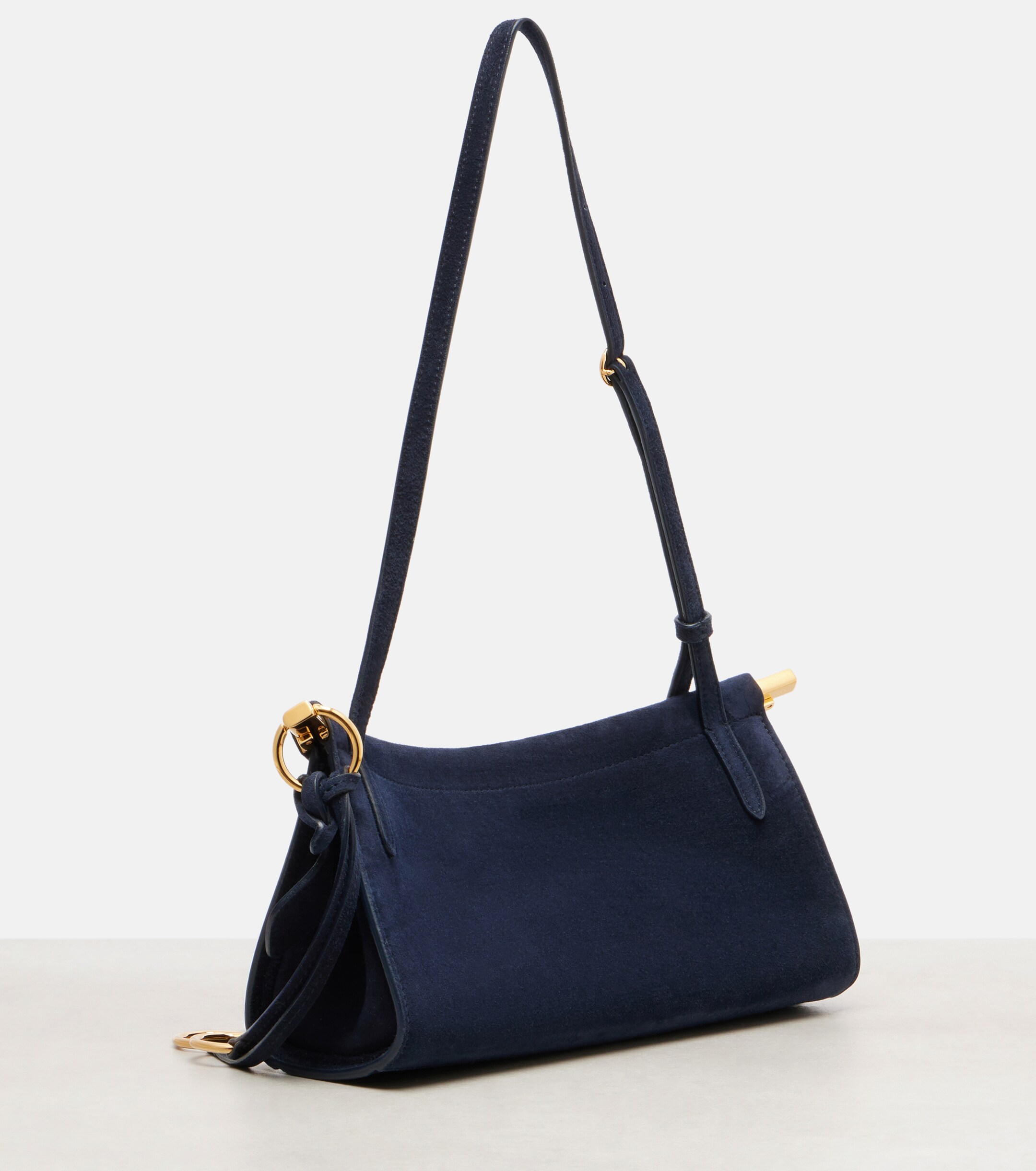 Alaïa Le Click Small suede shoulder bag