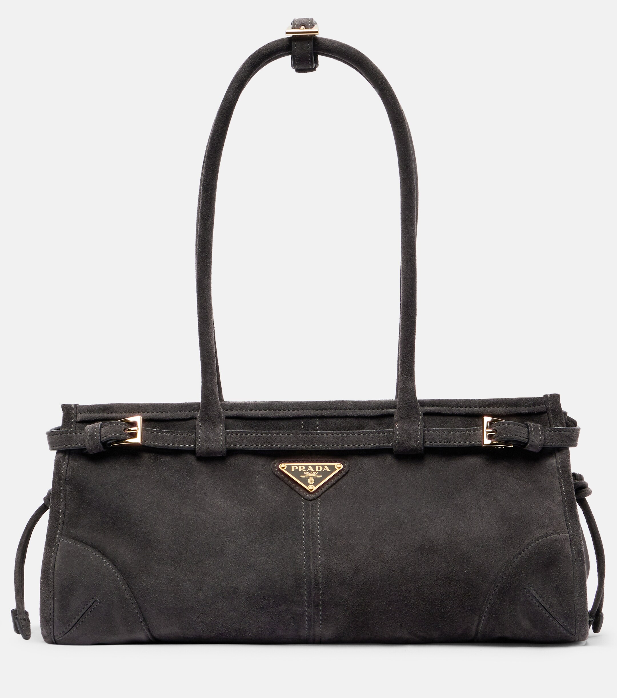Prada Prada Bonnie Medium suede shoulder bag