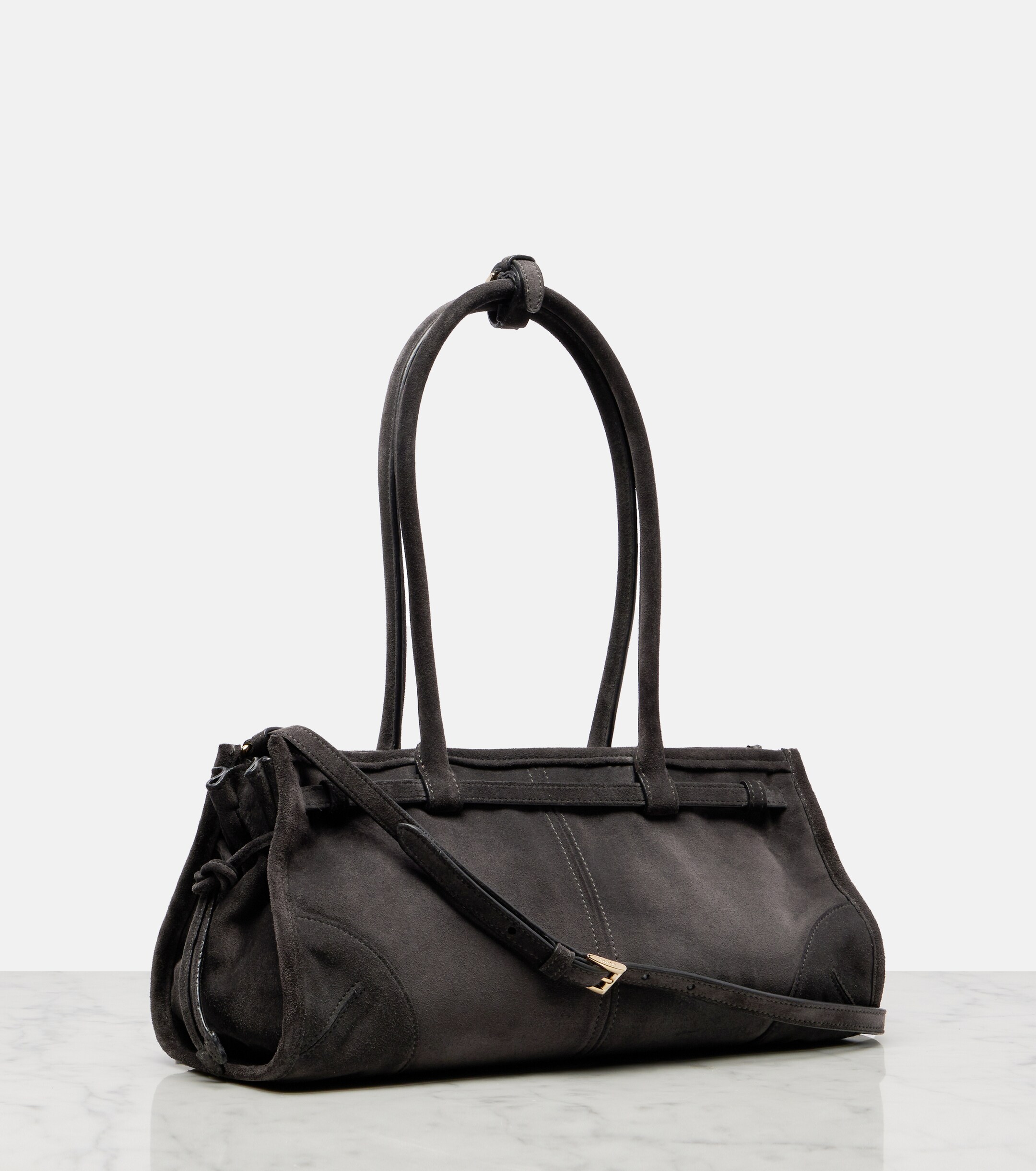 Prada Prada Bonnie Medium suede shoulder bag