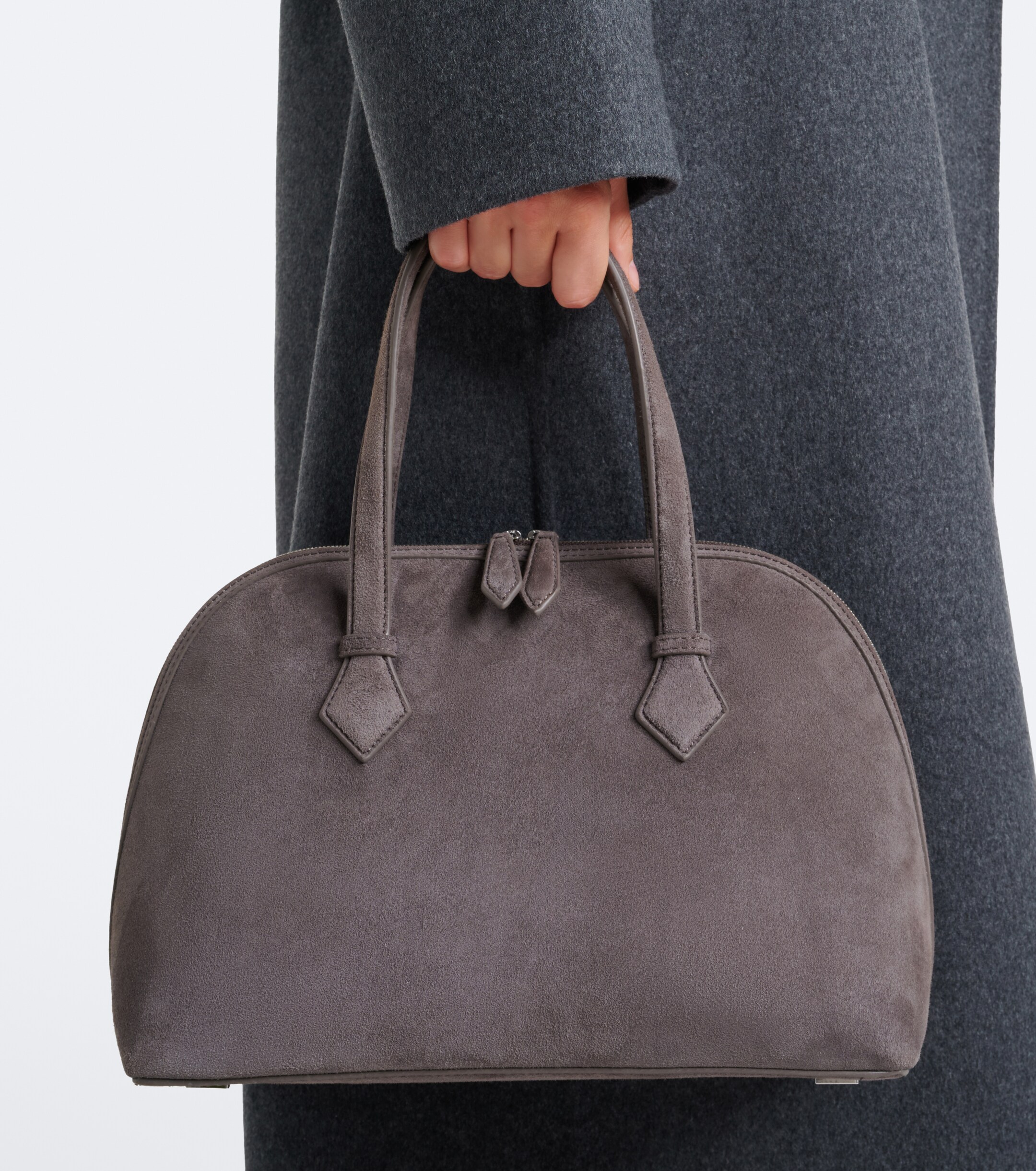 A.EMERY Harnick suede top handle bag
