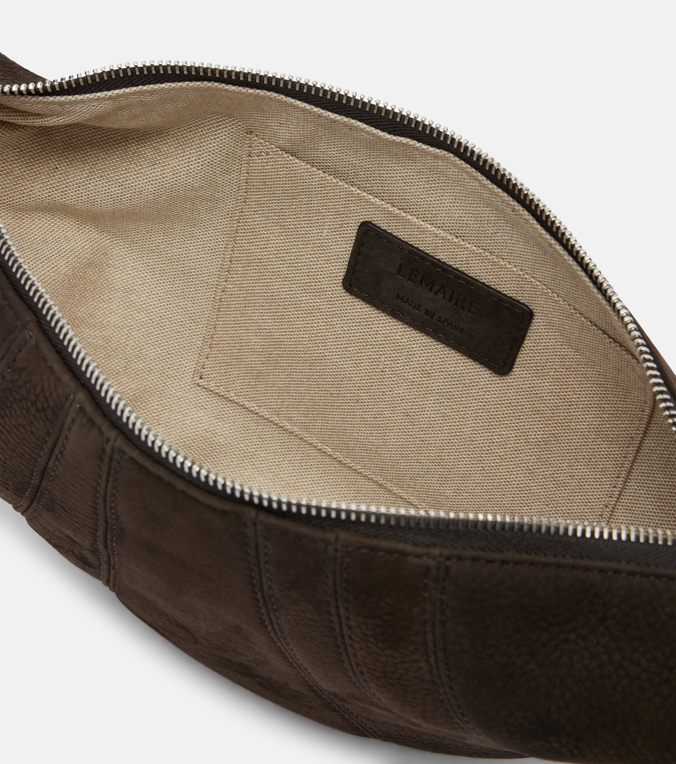 Lemaire Croissant Small leather shoulder bag