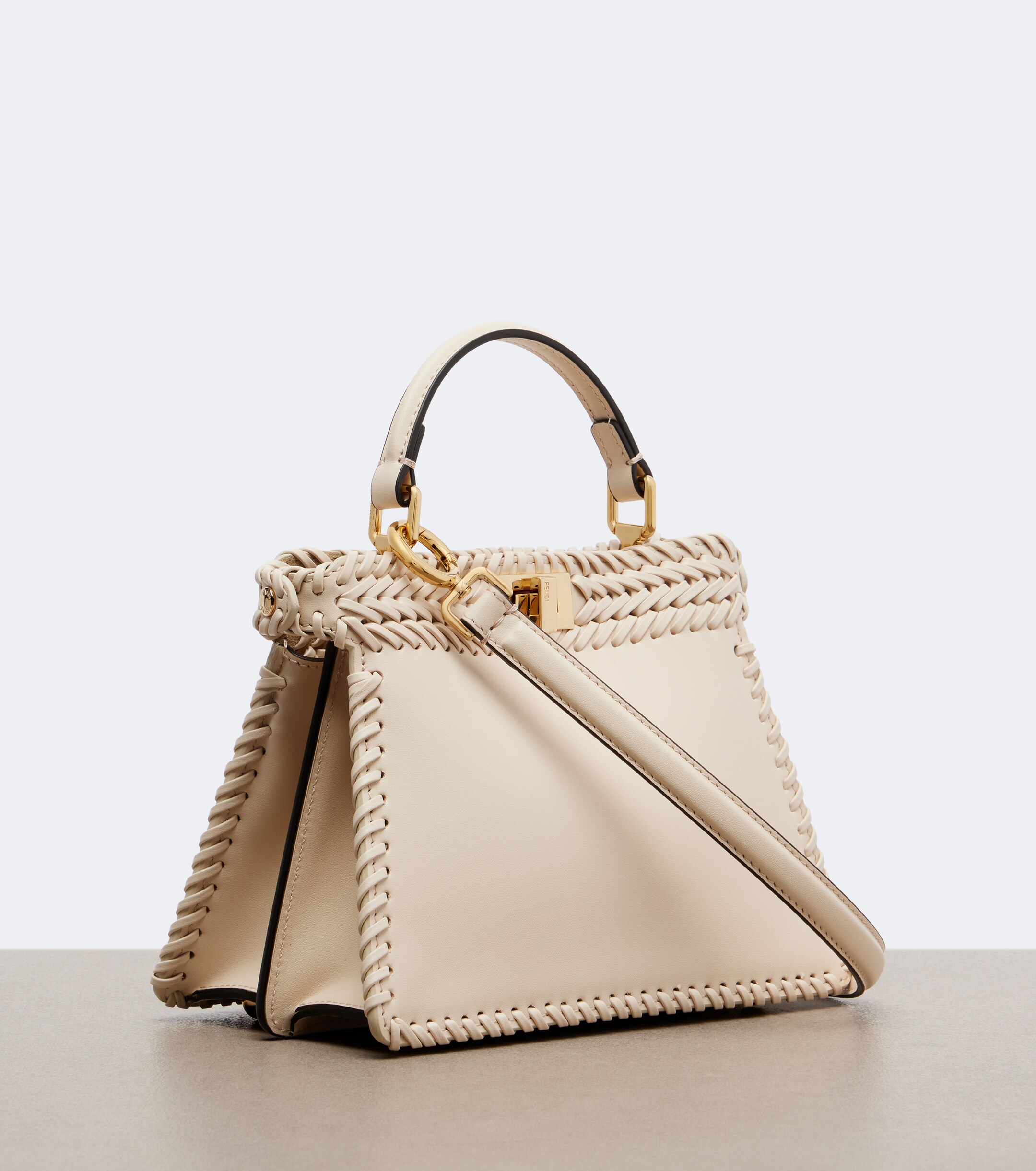 Fendi Fendi Peekaboo Petite leather top-handle bag