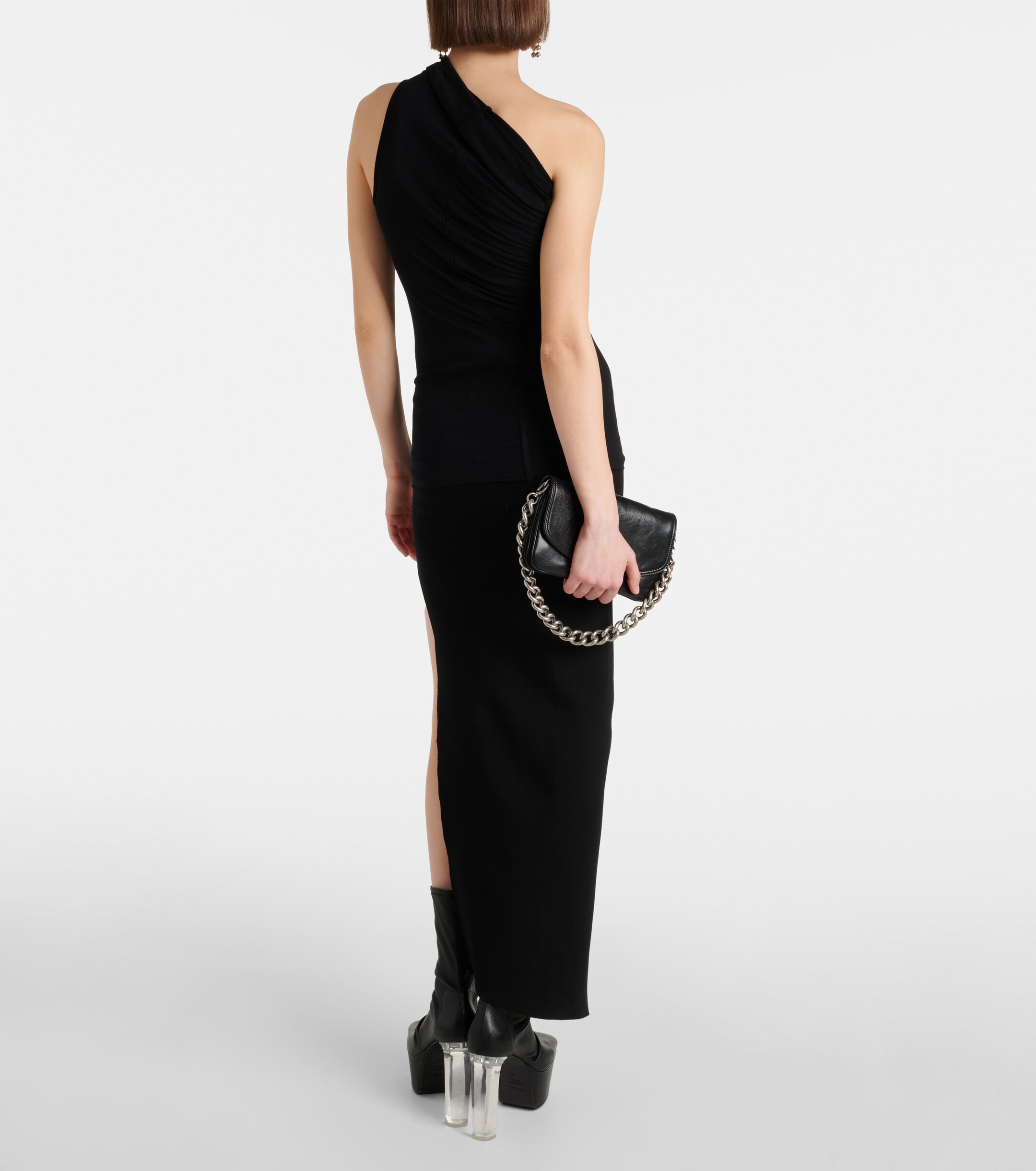 Rick Owens Sivaan Ziggy one-shoulder top thumbnail