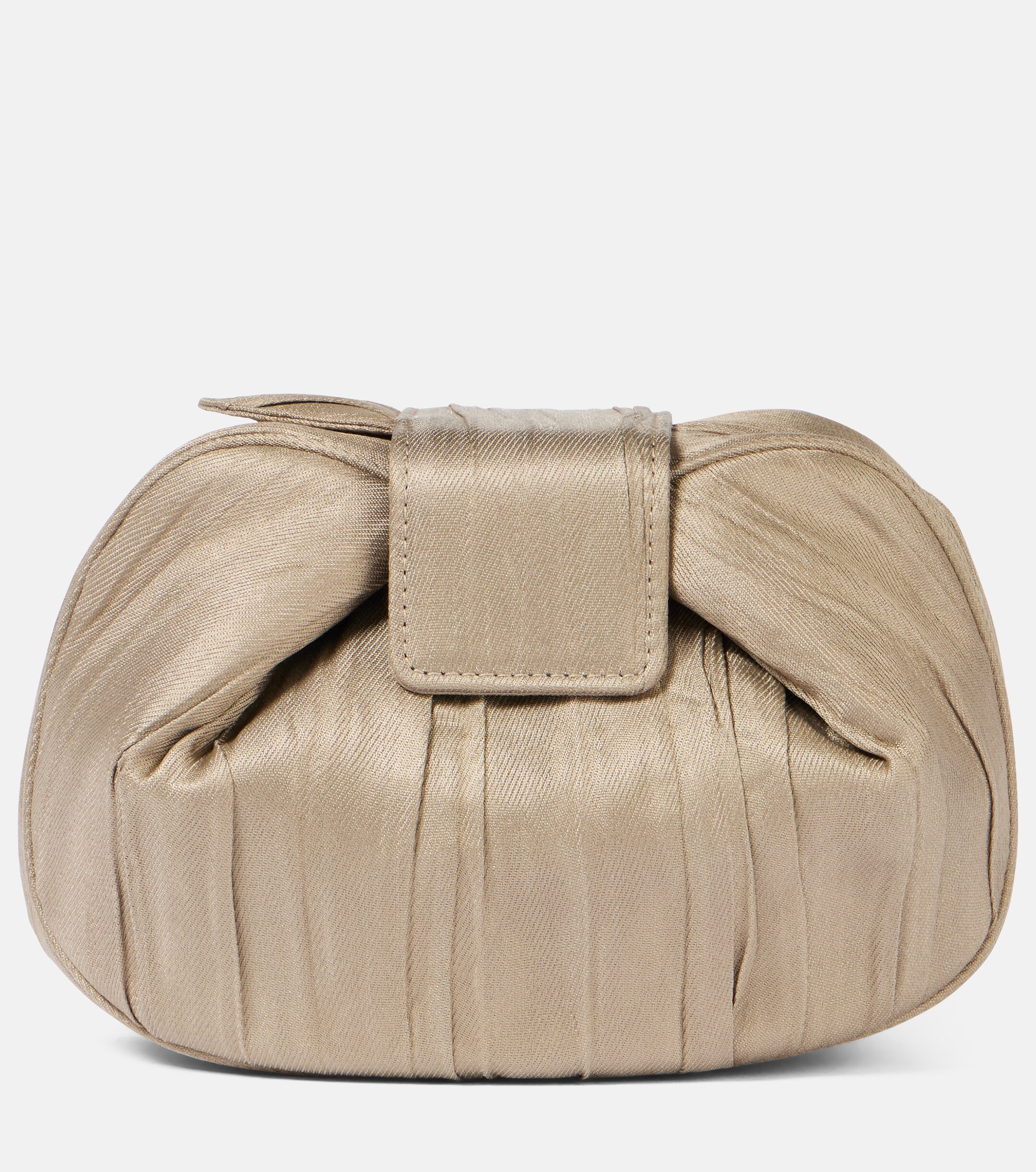 Gabriela Hearst Demi leather clutch