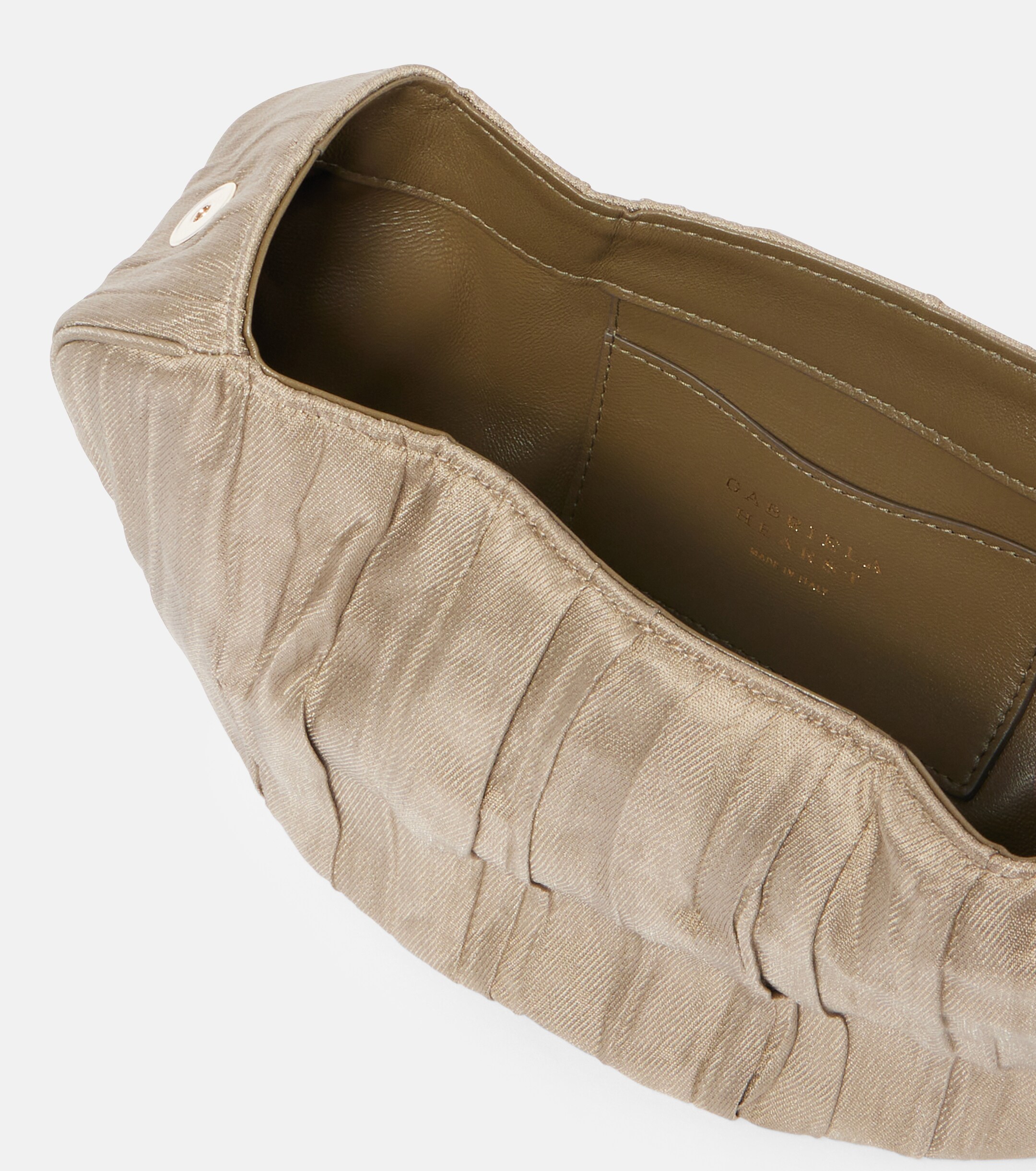 Gabriela Hearst Demi leather clutch